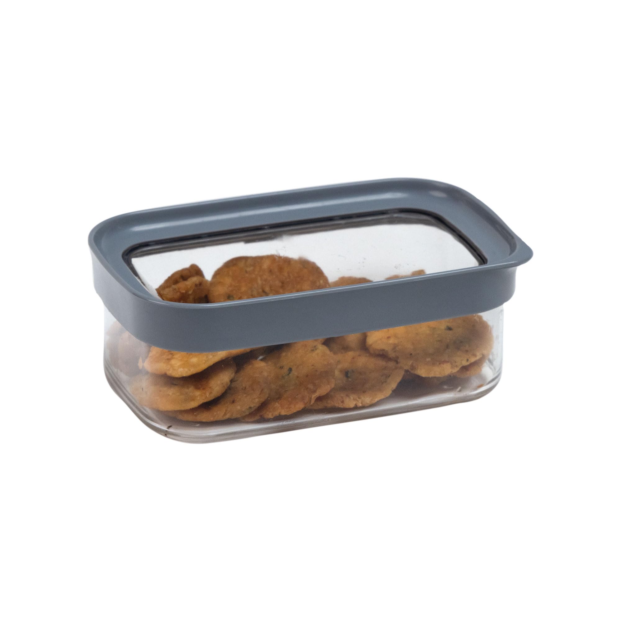 Stacpro Acrylic Airtight Kitchen Containers 500 Ml, Pack Of 1 | Bpa Free Stackable Jar, Modular Storage, Pantry Organiser, Fridg