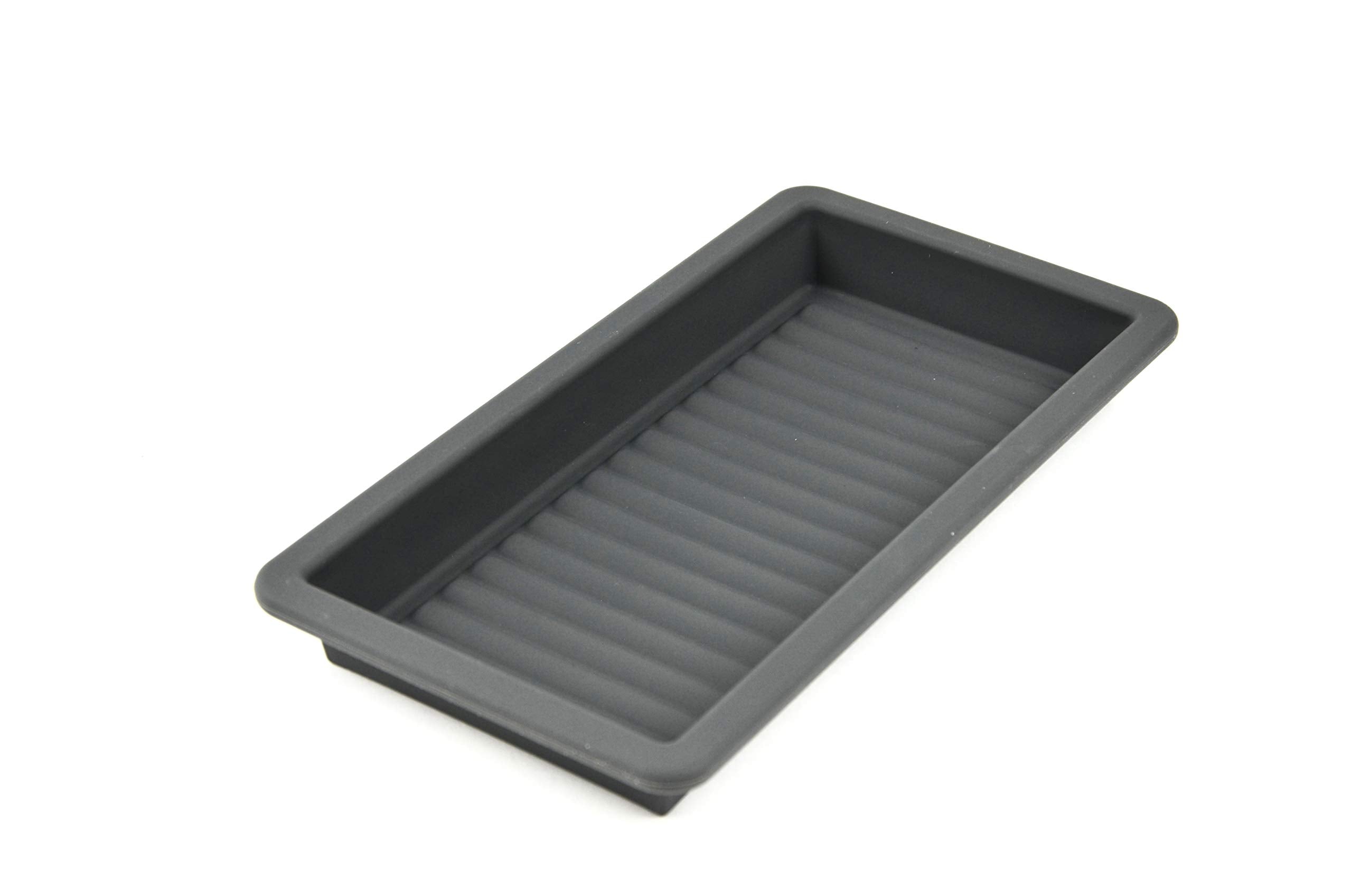 Gear Gurus Baking Pan Dividers - Silicone Baking Trays, Sheet Pan Cooking, Nonstick 4 Piece Set, Reinforced Rims, Ribbed Bottoms