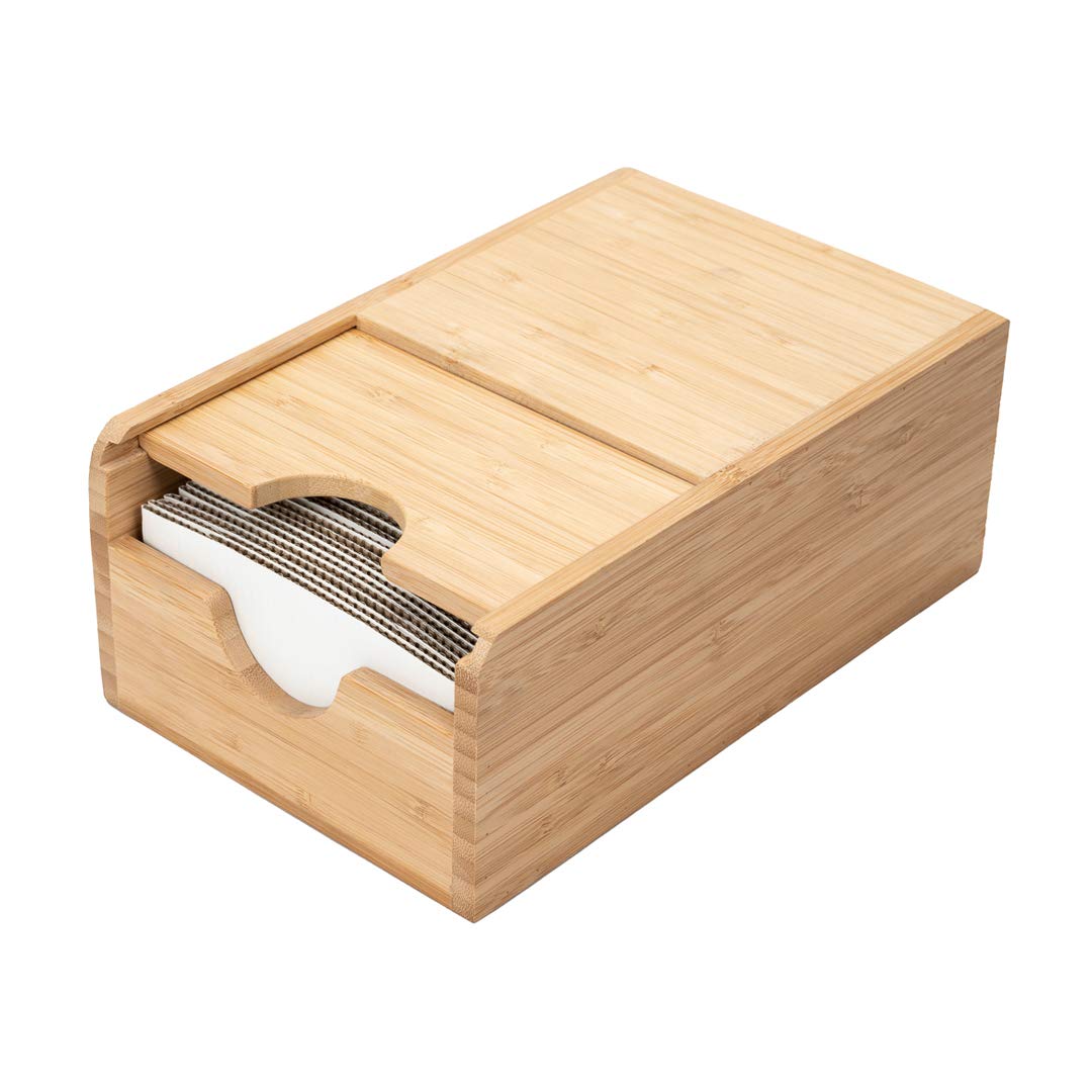 Restaurantware Restpresso 9 1/2 X 6 X 3.75 Inch Coffee Cup Sleeve Dispenser 1 Compact Coffee Sleeve Holder - Spring-Loaded Desig