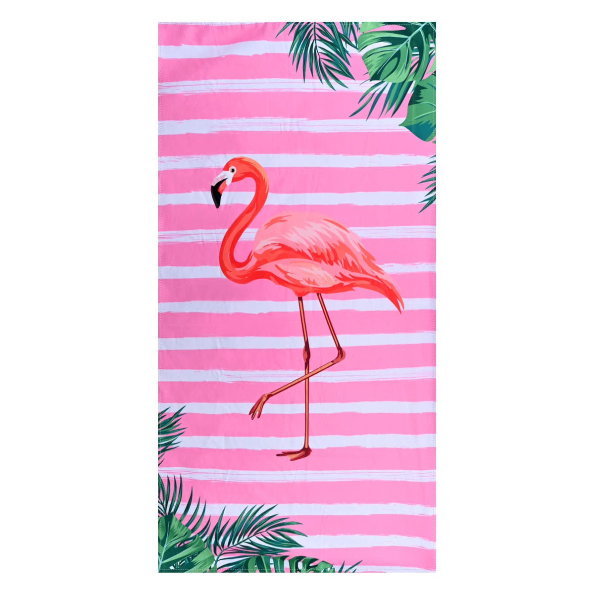Livilan Pink Flamingo Beach Towel For Girls Kids, Microfiber Thin Soft Bath Swim Pool Yoga Towel 24   X48   , Oversized Quick Dr