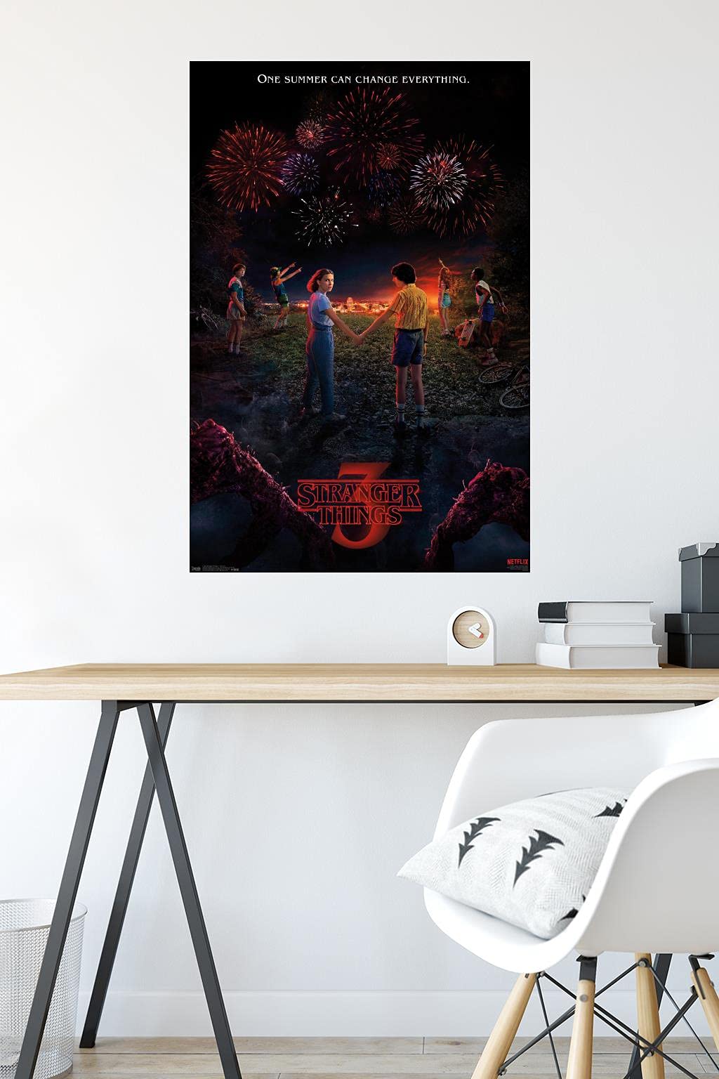 Trends International Stranger Things Season 3 Wall Poster, 22.375" x 34", Premium Unframed Version, Model POD17260