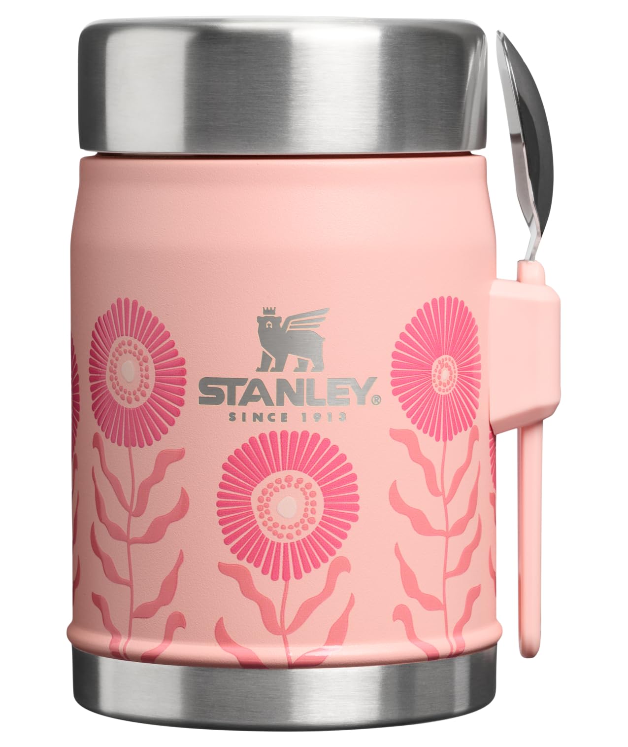 STANLEY Classic Food Jar and Spork 14 oz | Vacuum Insulated Food Container | Wide Mouth Screw On | Packable for Travel | Stainle