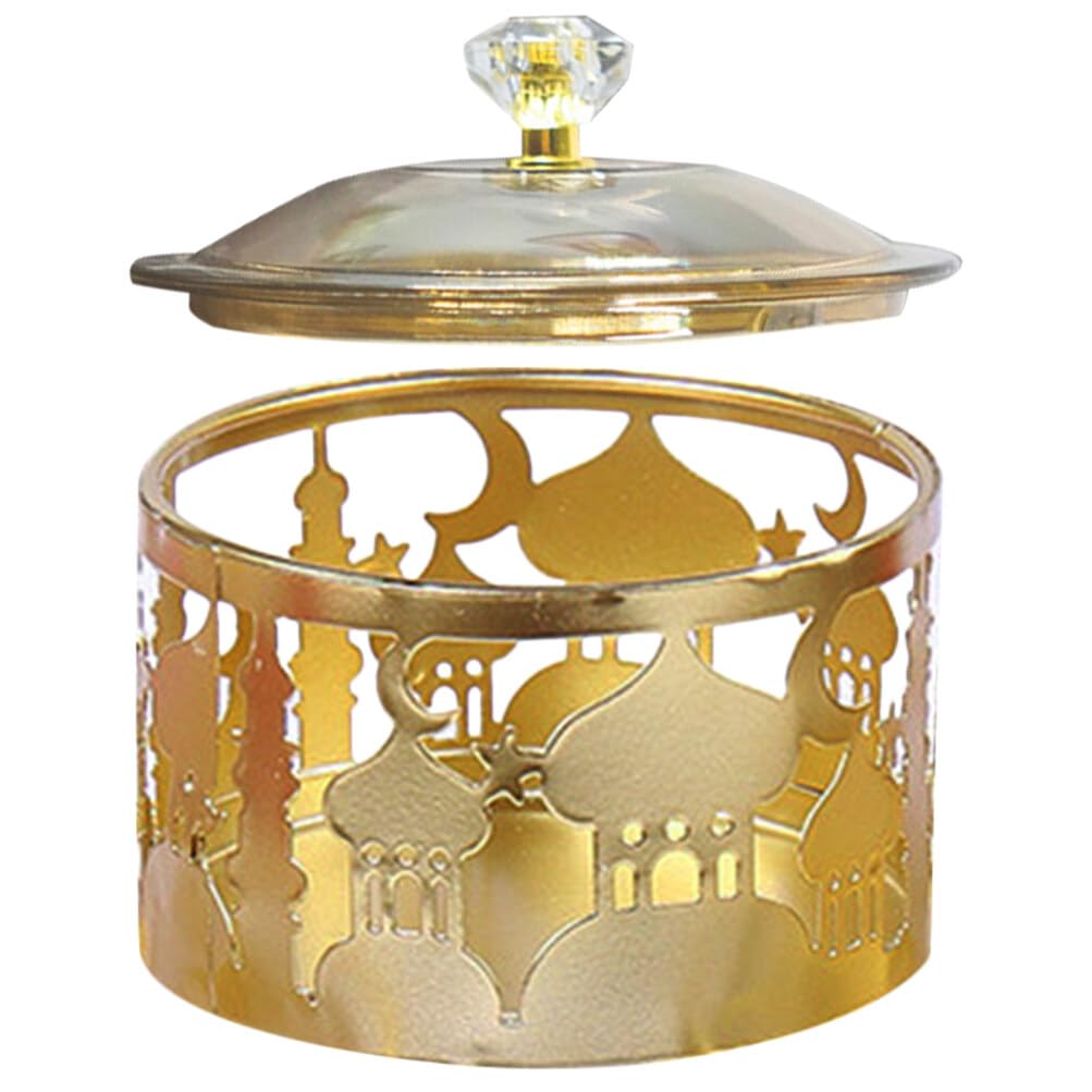 Exceart Ramadan Trays Eid Mubarak Plates With Lid Moon Ramadan Tray Ramadan Food Storage Container Ramadan Decorations Ramadan A