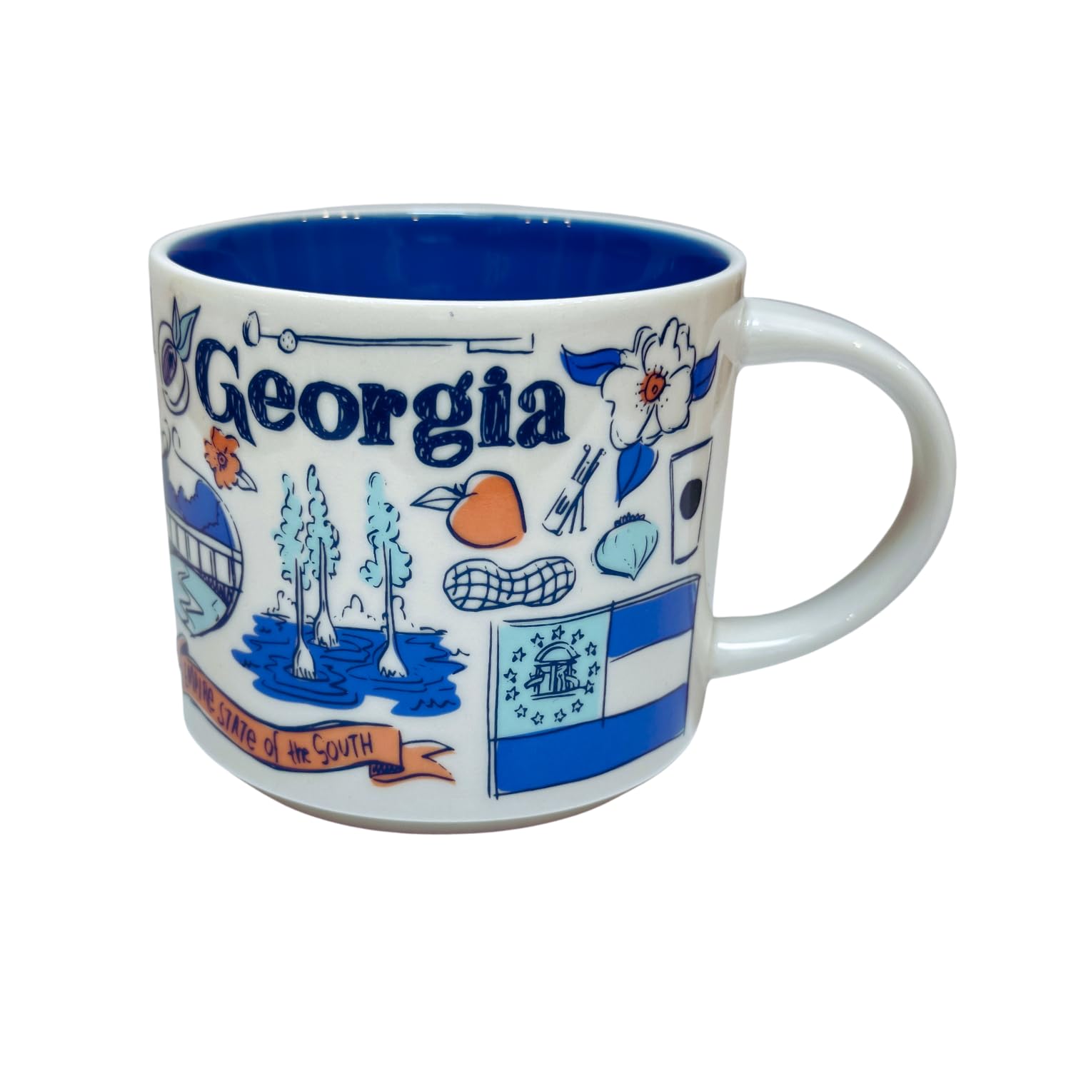 Starbucks Been There Series Georgia Ceramic Coffee Mug, 14 Oz (Georgia)