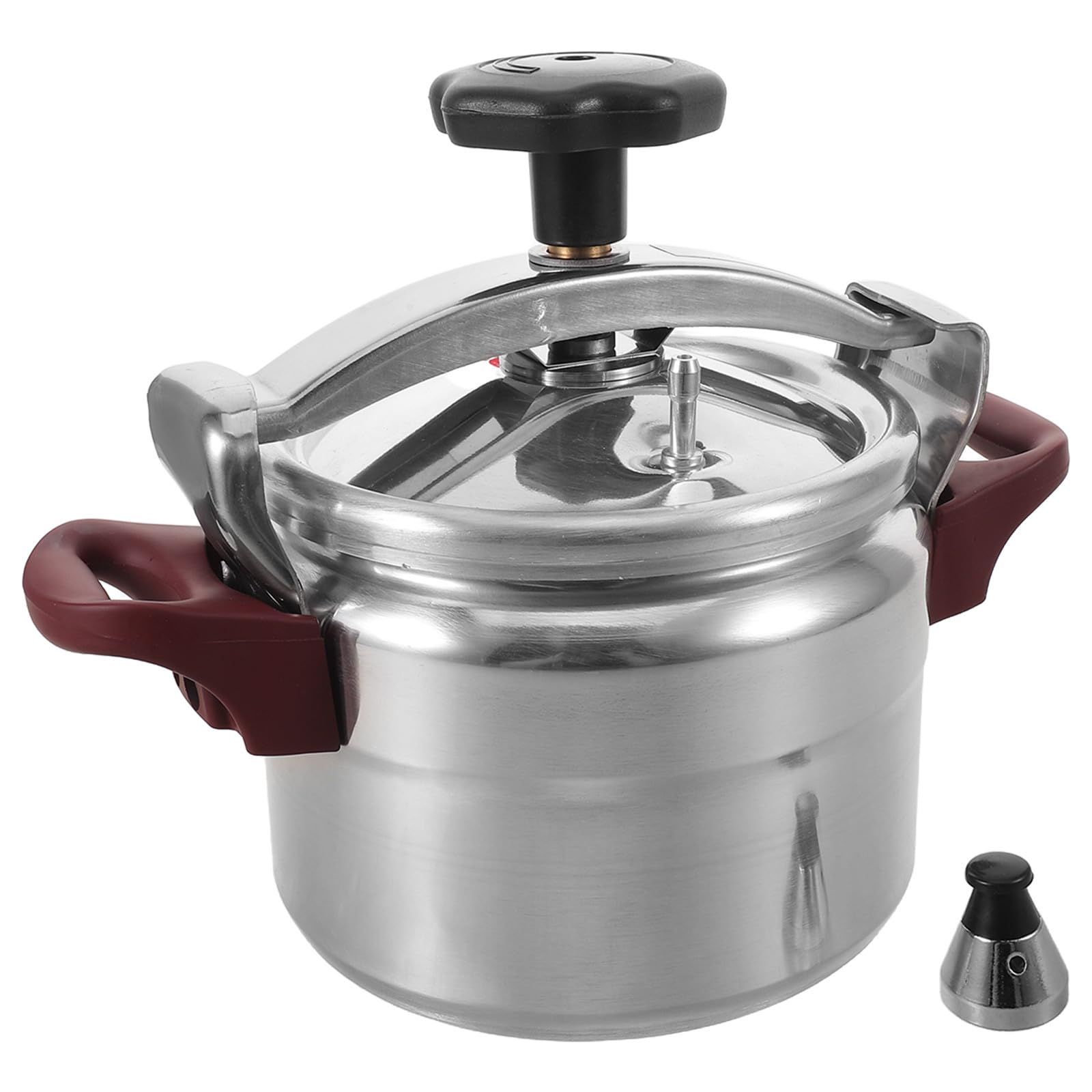 Explosion Proof Pressure Cooker 2.5l Silver Aluminium Alloy Pot