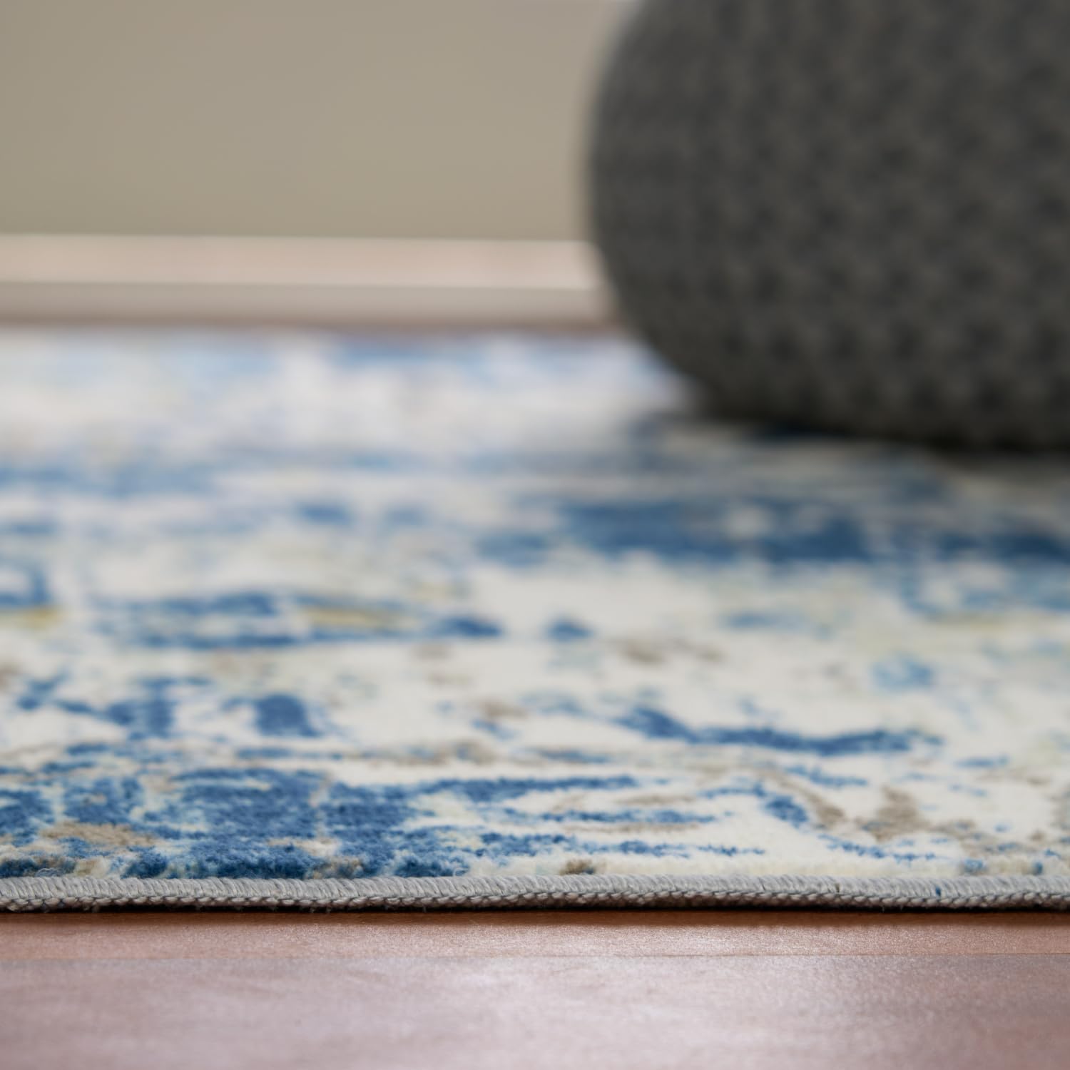 Welspun Wonder-Full Polyster Carpet-Blue