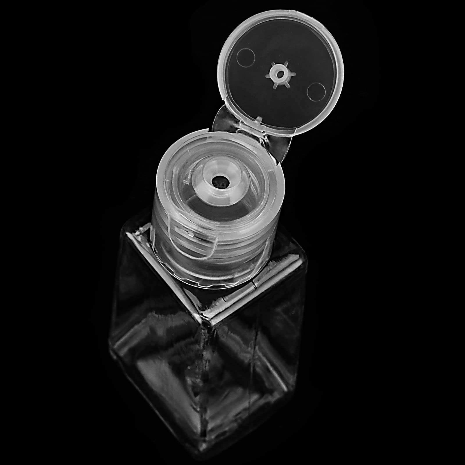 Sinjeun 120 Pieces 1Oz/30Ml Clear Plastic Empty Bottles With Flip Cap, Empty Squeeze Bottles, Mini Pet Clear Refillable Travel C