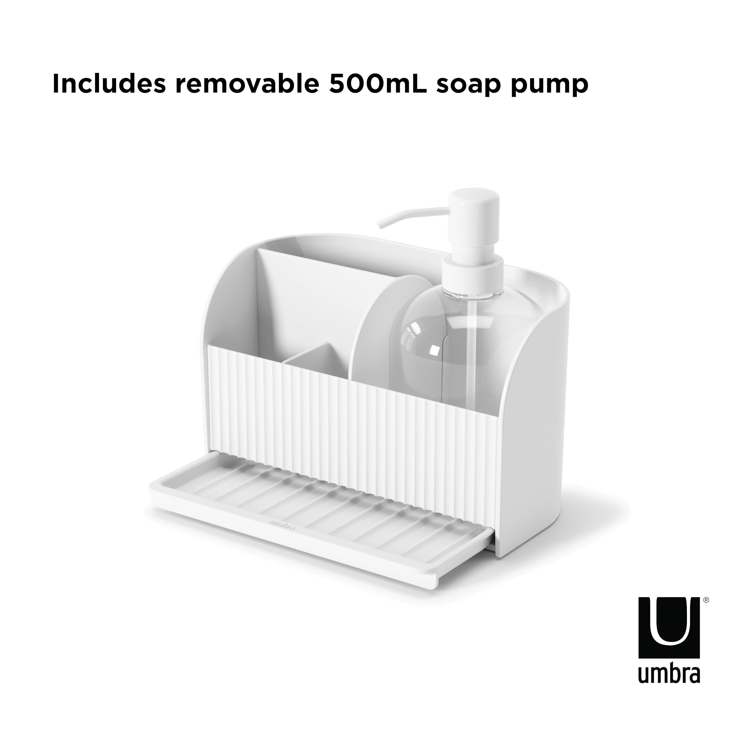 Umbra Sling Sink Caddy And Soap Pump