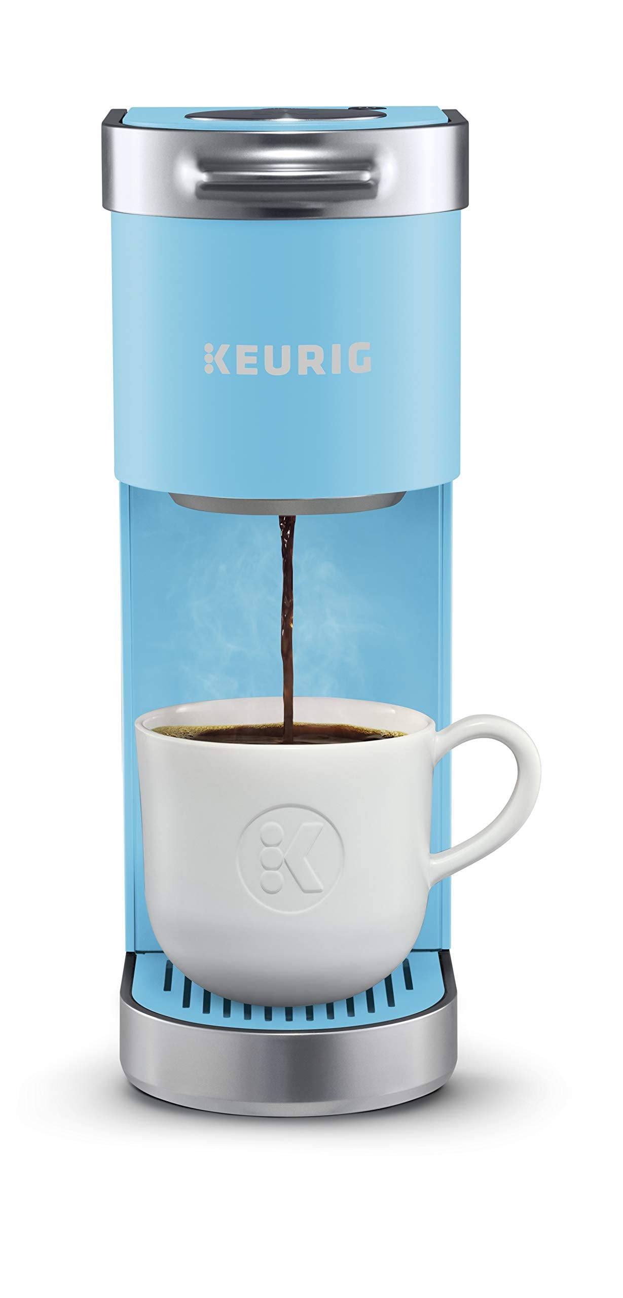 Keurig K-Mini Plus Single Serve K-Cup Pod Coffee Maker, Cool Aqua