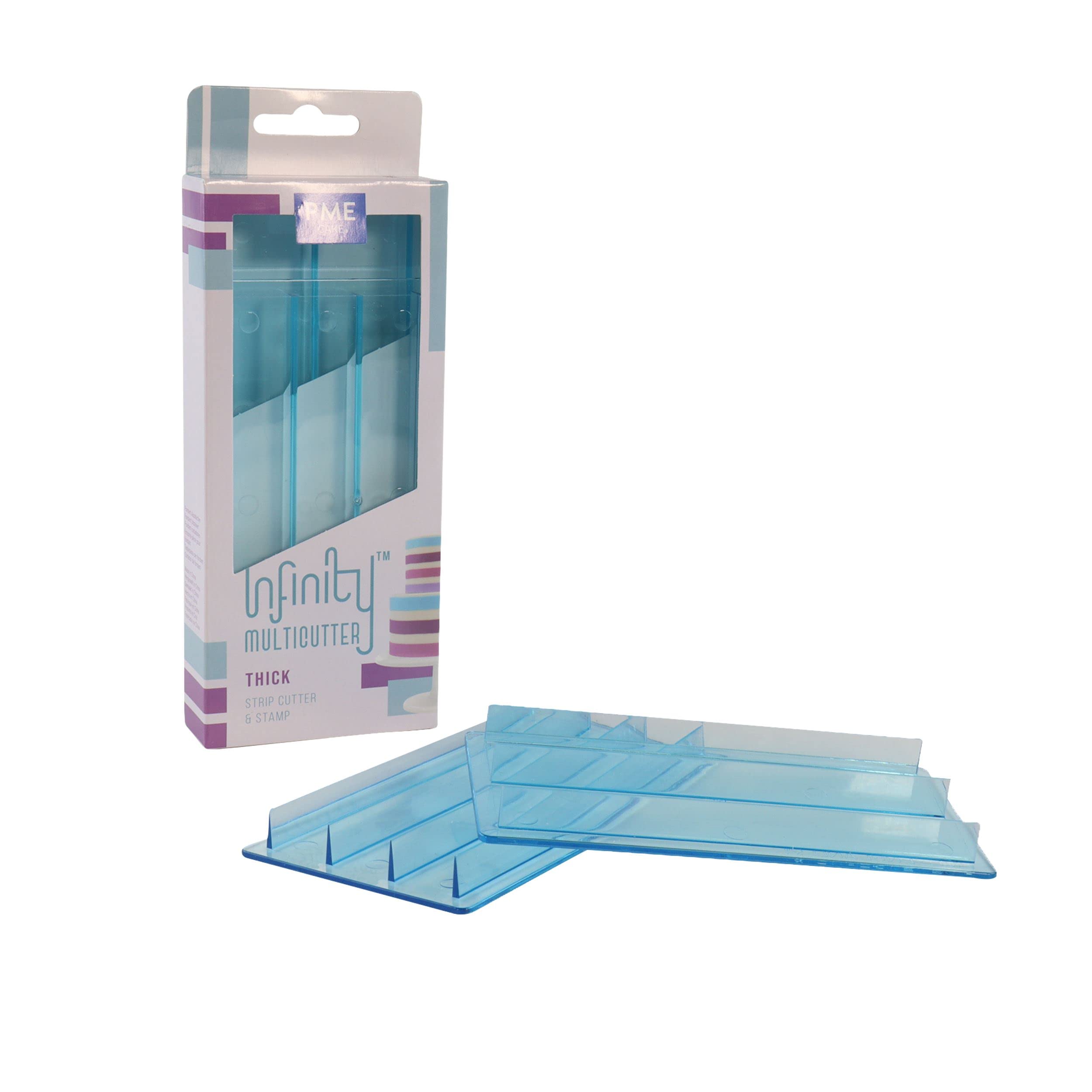 Pme Infinity Multicutter-Large Stripes, Set Of 2, Standard, Transparent