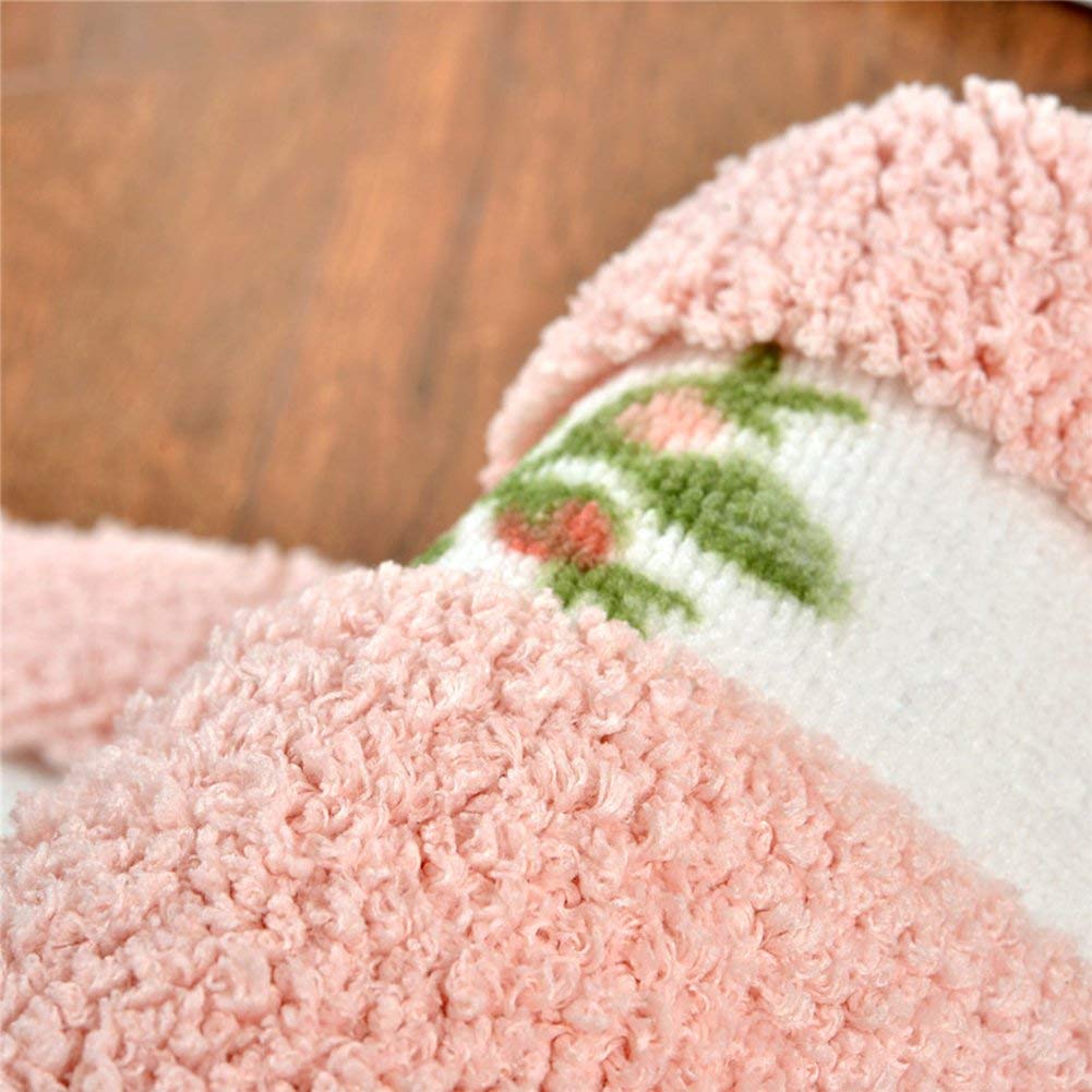 UKELER Luxury Shaggy Pink Rose Bath Rugs Washable Non-Slip Bathroom Mat for Home and Hotel  17.7''x29.5''