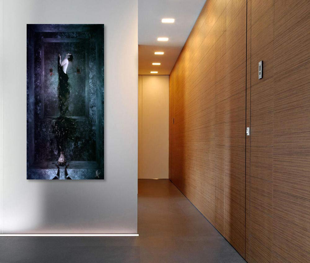 Cortesi Home 'Drink Me' By Mario Sanchez Nevado, Canvas Wall Art, 12'' X 24''