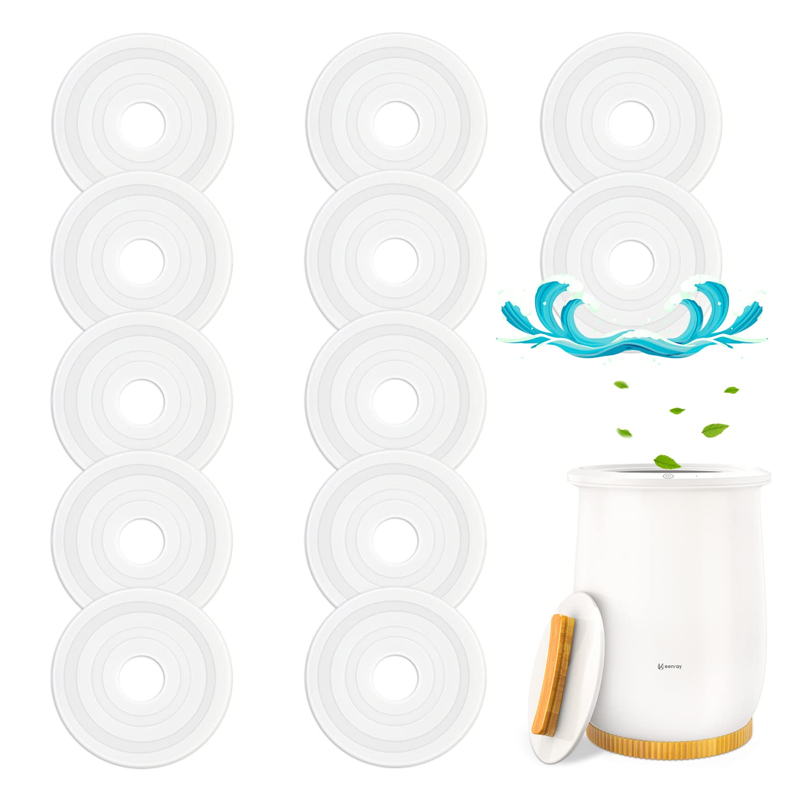 Keenray Towel Warmer Fragrance Disc, Fresh Fragrance Scented Pads For Towel Warmer Bucket (Ocean Flavor)