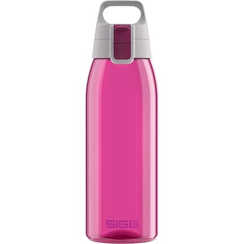 SIGG - Tritan Sports Water Bottle - Total Color Berry - Leakproof - Featherweight and Shatter-Proof Tritan Plastic - Dishwasher Safe - BPA Free - 34 Oz