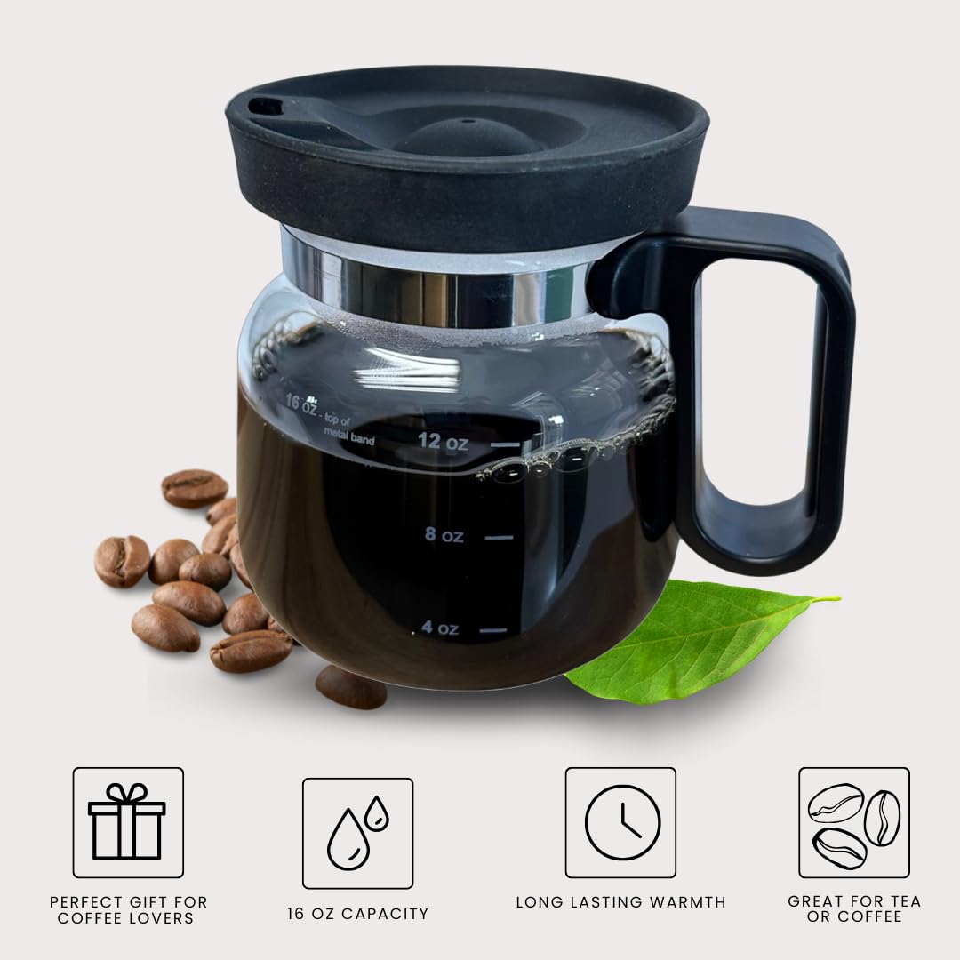 Mini Mocha - Coffee Pot Coffee Mug - 16 oz Funny Coffee Pot Mug - Great Novelty Mug That Friends & Coworkers will love - Makes a