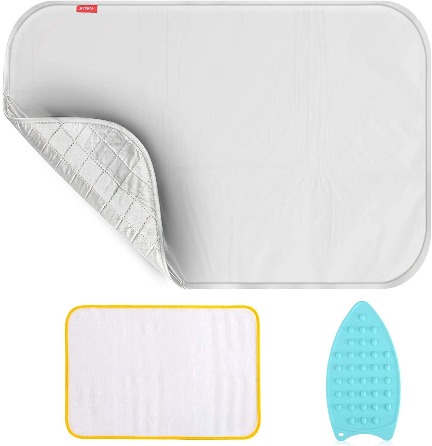 Upgraded Thick Ironing Blanket,Travel Ironing Mat Ironing Pad,Portable Double-Side Using,Isolate Heat Pad Cover For Washer,Dryer