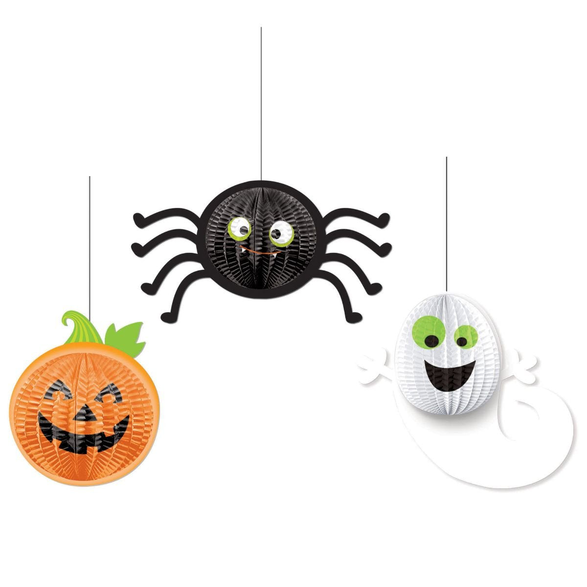Amscan Halloween Gruesome Group | 3-D Honeycomb Hanging Decoration