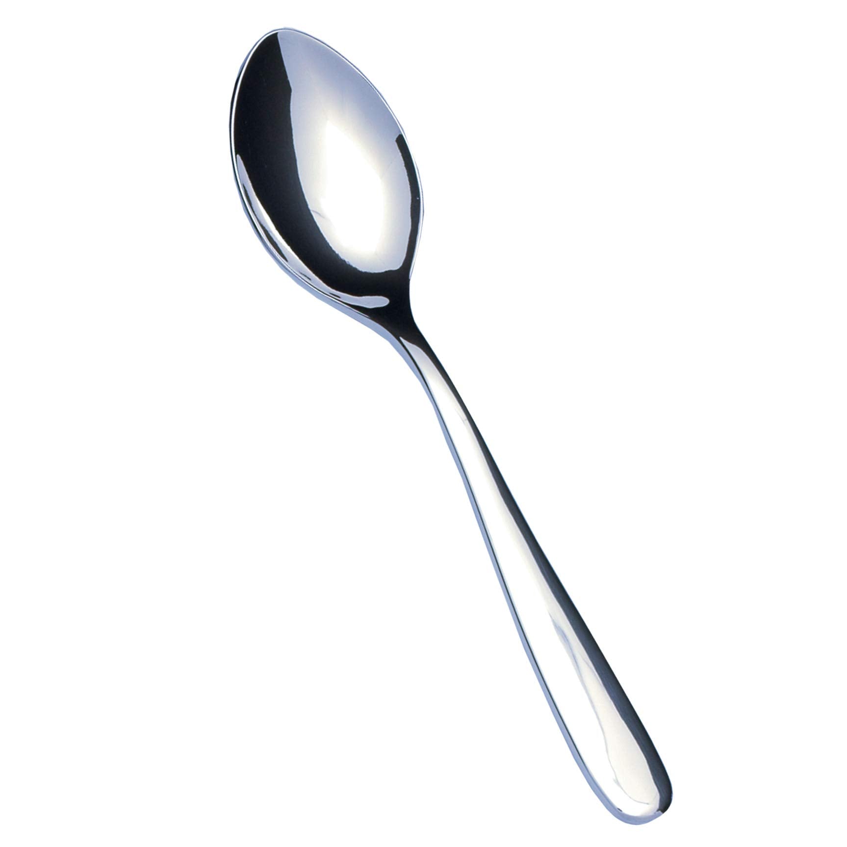 Fortessa Grand City 18/10 Stainless Steel Flatware Tea/Coffee Spoon, Set Of 12,Silver