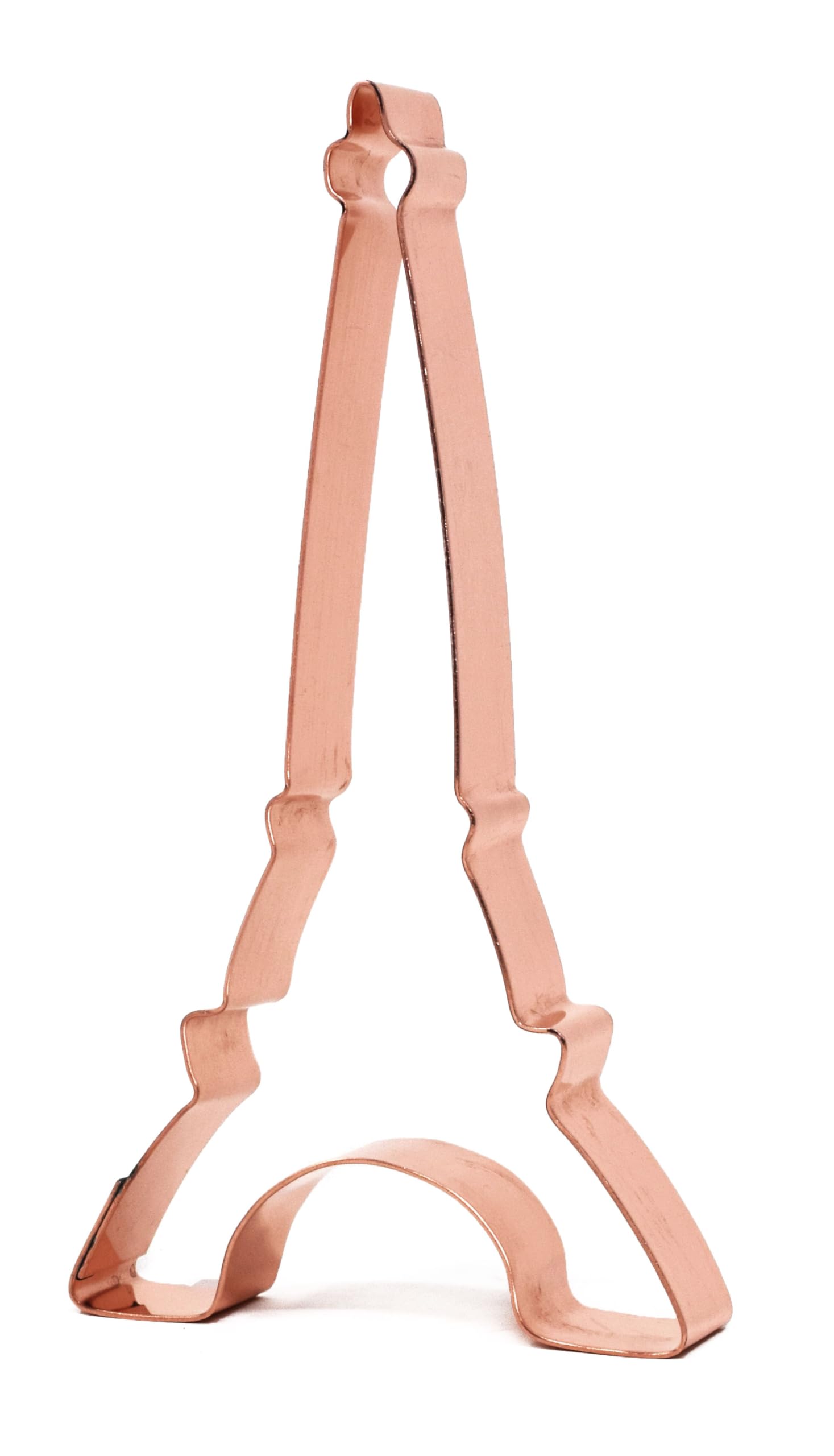 Eiffel Tower Cookie Cutter 4.75 X 2.75 Inches - Handcrafted Copper Cookie Cutter By The Fussy Pup