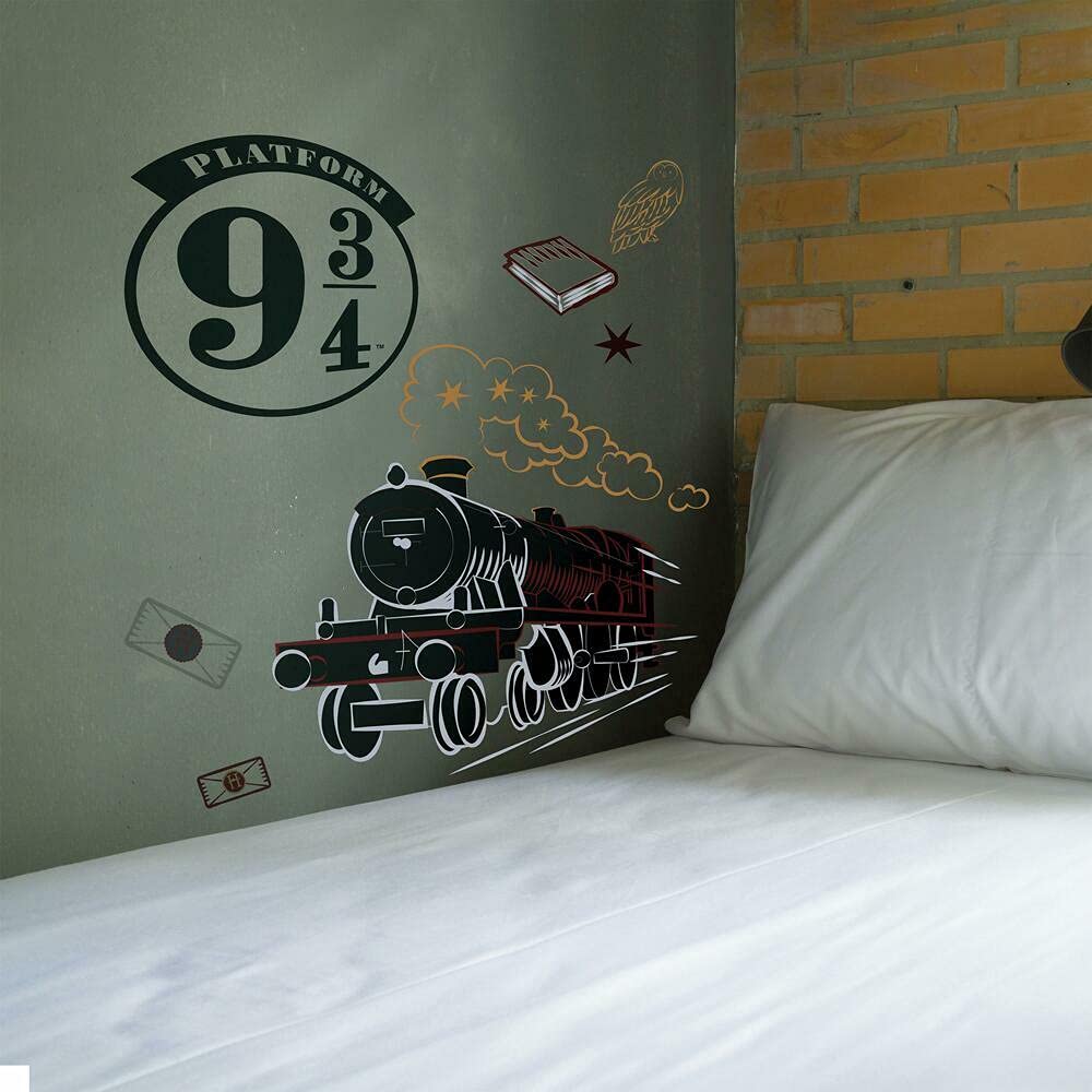 Roommates Rmk4956Gm Hogwarts Express Train Giant Peel And Stick Wall Decal