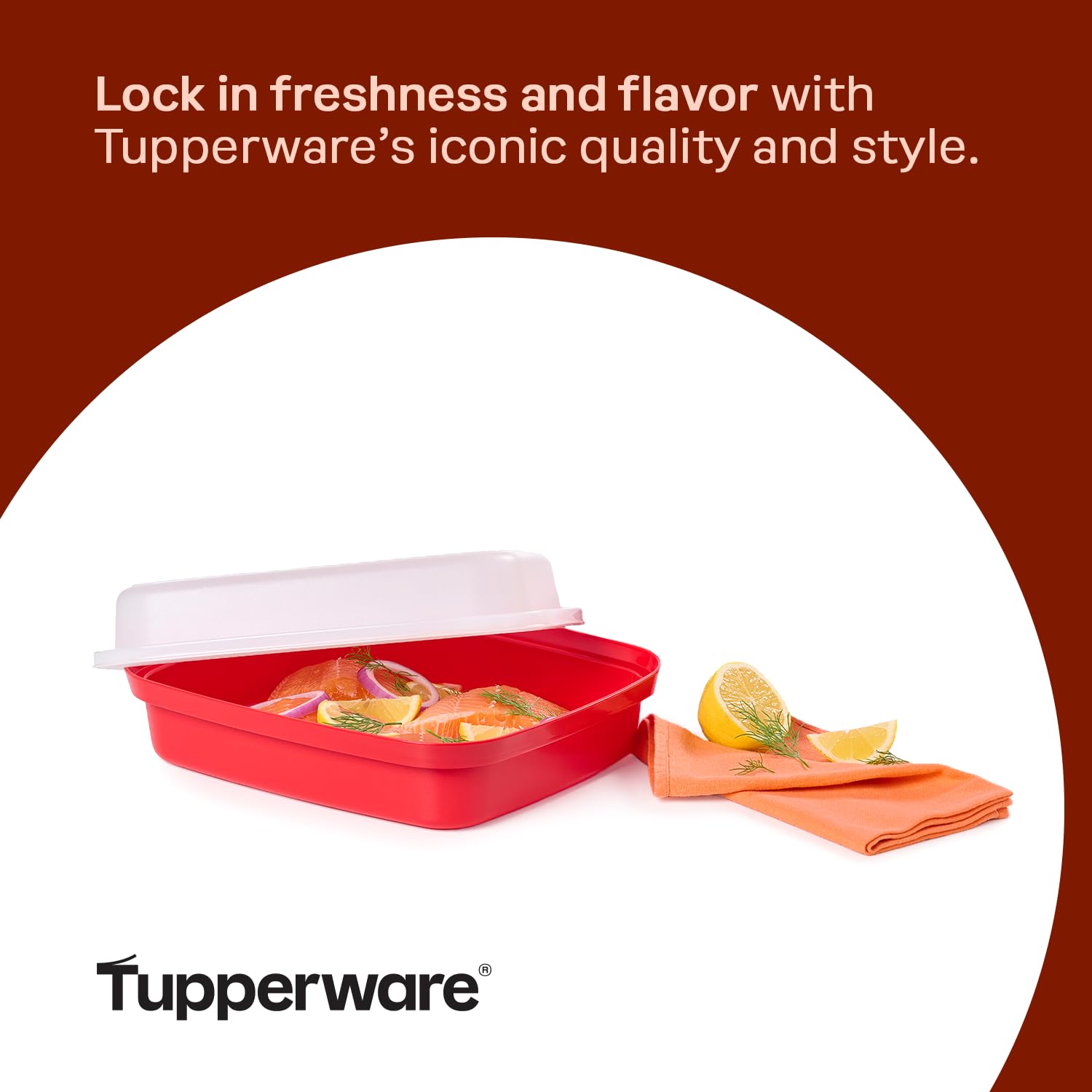 Tupperware Season-Serve Marinating Container - Dishwasher Safe & Bpa Free Container (2.9 L/12.5 Cups)
