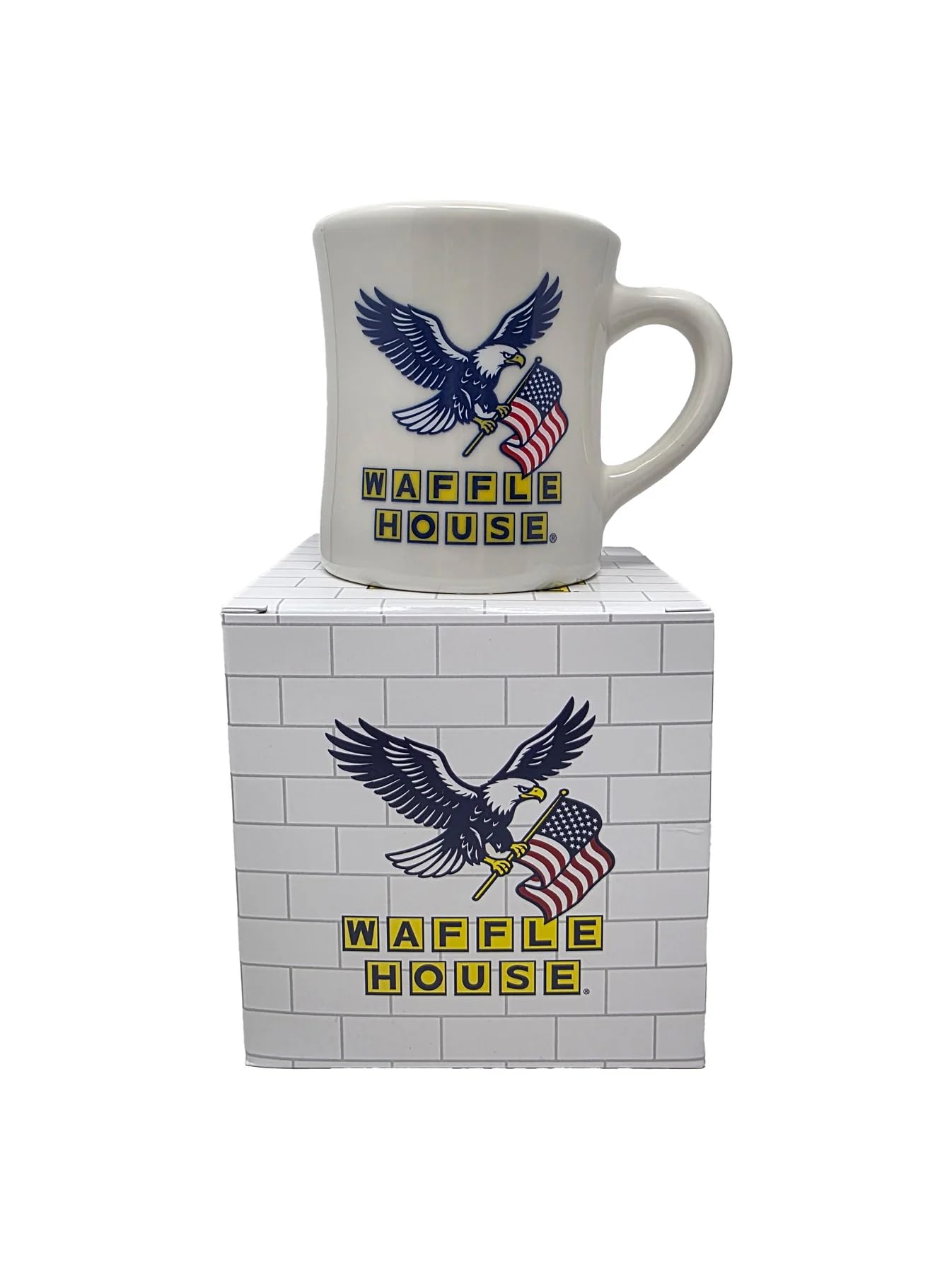 Waffle House Patriotic Coffee Mug Gift Box, 9 oz Ceramic Cup