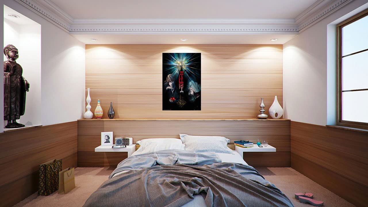 Poster Stop Online Death Note - Manga/Anime Tv Show Poster/Print (Duo - Light Vs. L) (Size 24'' X 36'')