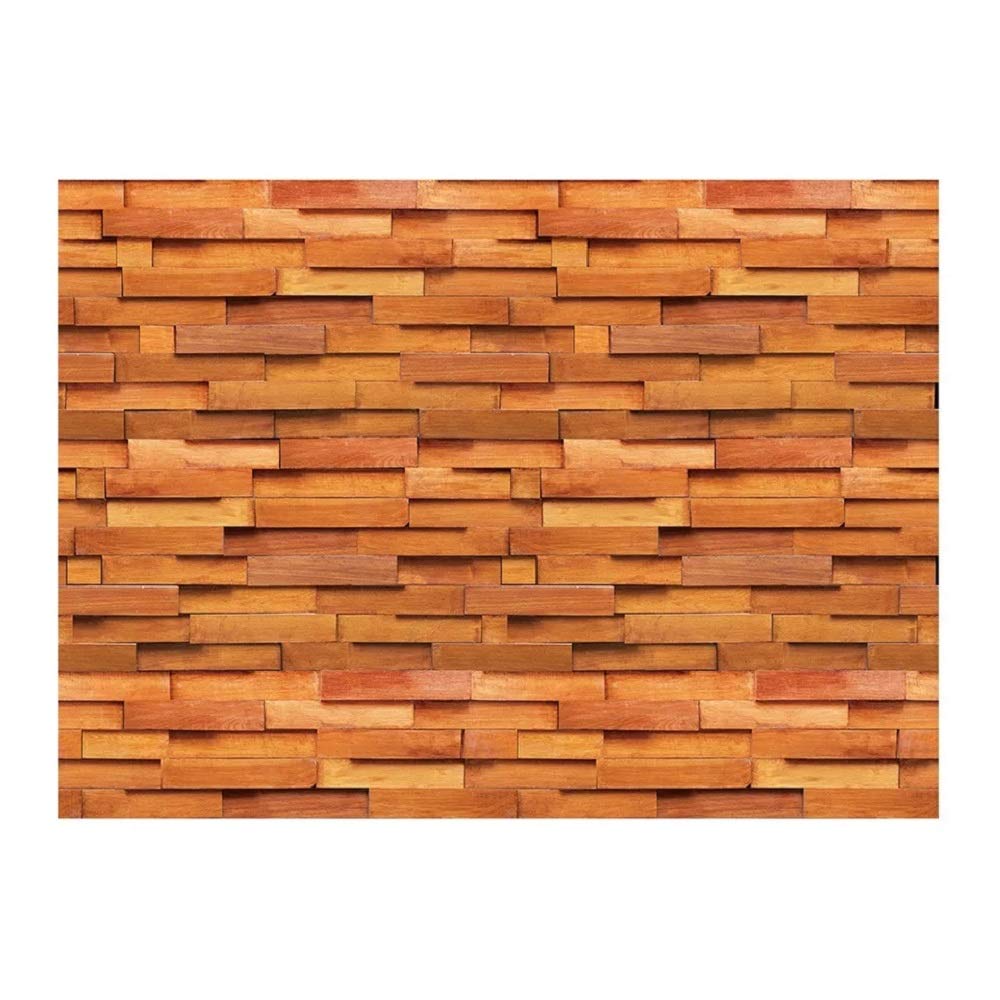 Univocean 3D Modern Antique Wooden Brick Pattern Wallpaper, Wall Poster, Wall Sticker, Self Adhesive For Living Room, Hall, Gard
