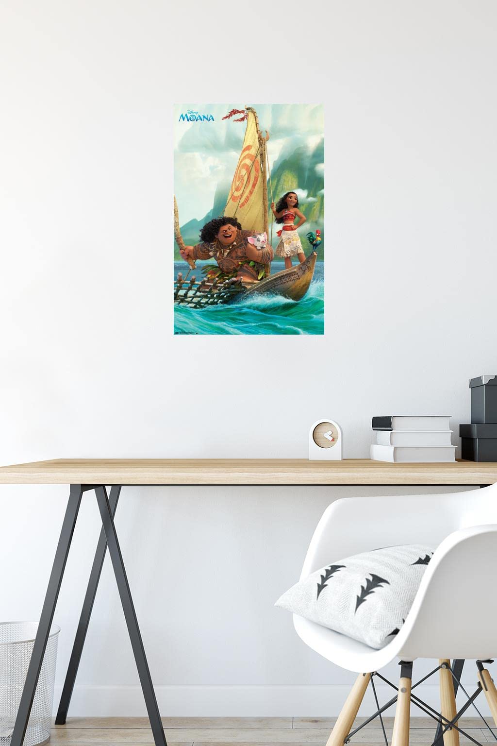 Trends International Disney Moana - Group Wall Poster, 14.72'' X 22.37'', Premium Unframed Version