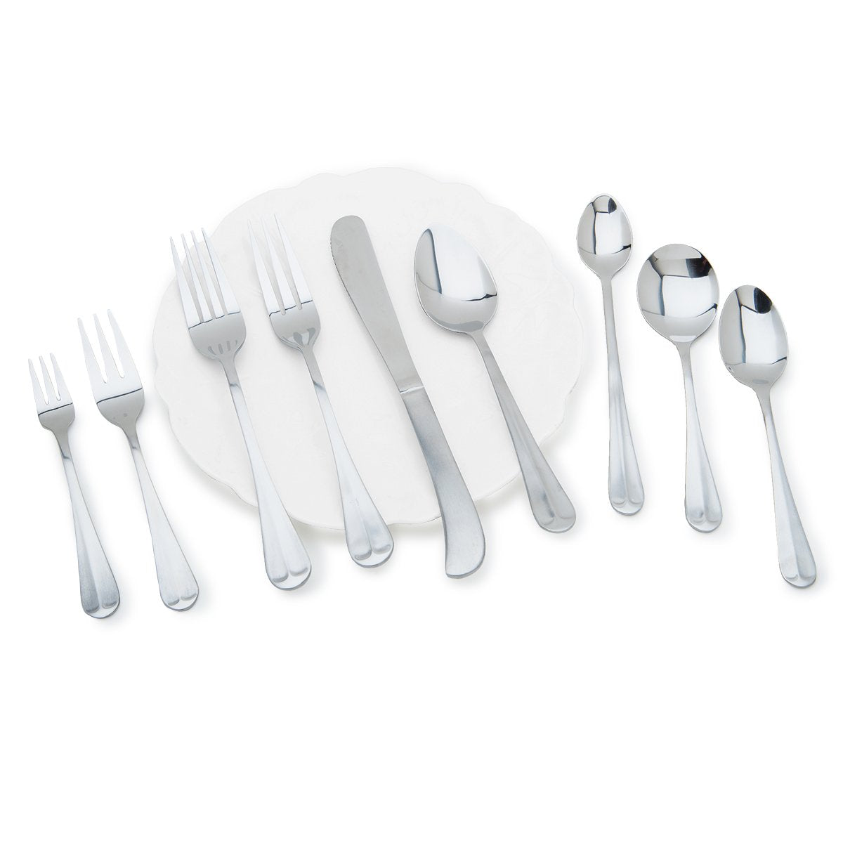 Update International (Ch-95H) Dinner Forks - Chelsea Series [Set Of 12] Chrome, 8-Inch