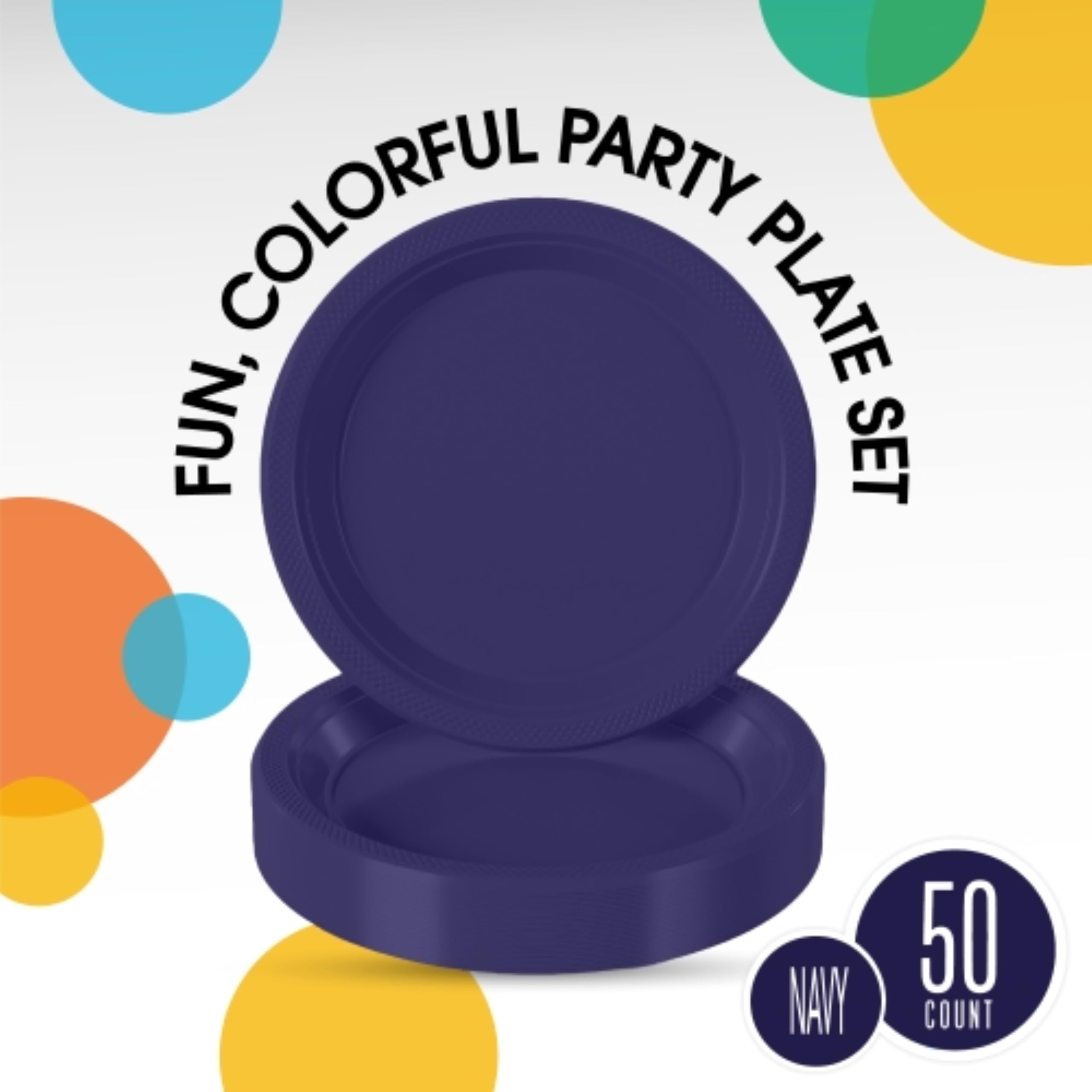 Exquisite Deep Purple Plastic Plates For Party 7 Deep Purple Disposable Plates For Party Supplies 50 Pcs Disposable Dinner Pla