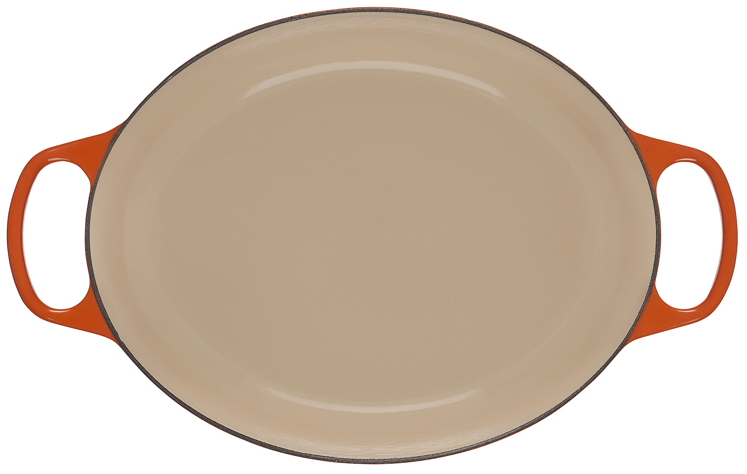 Le Creuset Enameled Cast Iron Signature Oval Dutch Oven, 8 Qt., Flame