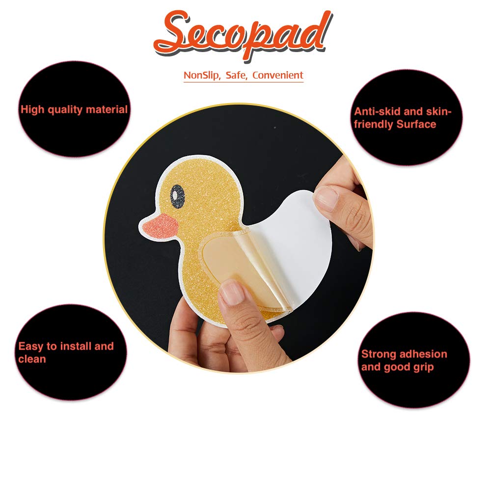 Secopad Original 20 Pcs Non Slip Bathtub Stickers, Adhesive Kids Anti Slip Decal Threads For Shower And Bath Tub With Premium Sc