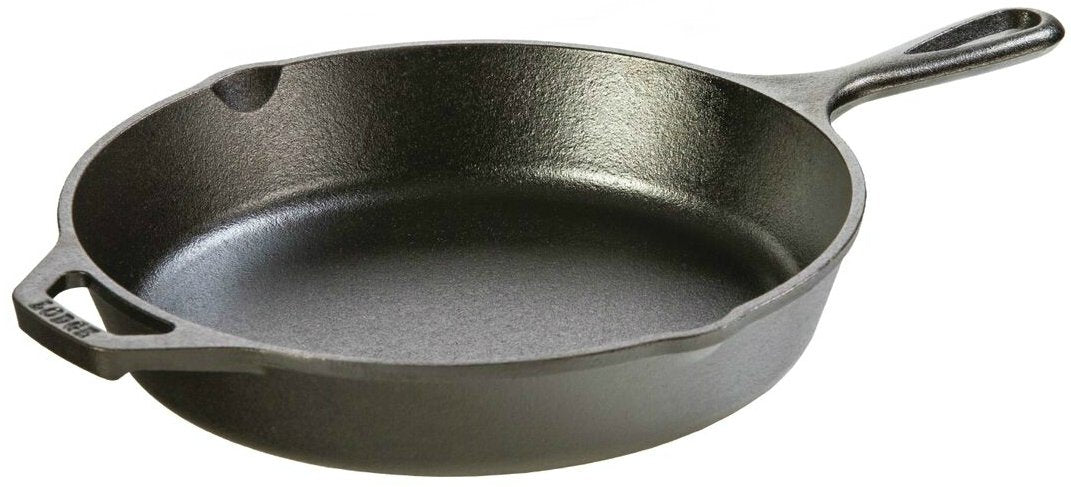 Lodge Seasoned Cast Iron 5 Piece Bundle. 10.5 Griddle, 8 Skillet, 10.25 Skillet, 10.25 Dutch Oven, And 10.25 Lid,Black