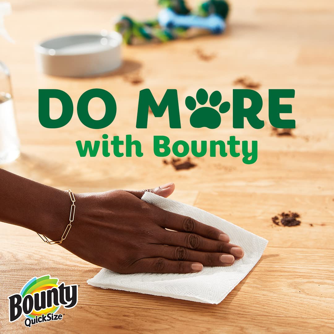 Bounty Select-A-Size Paper Towels, 6 Double Plus Rolls, White, 113 Sheets Per Roll