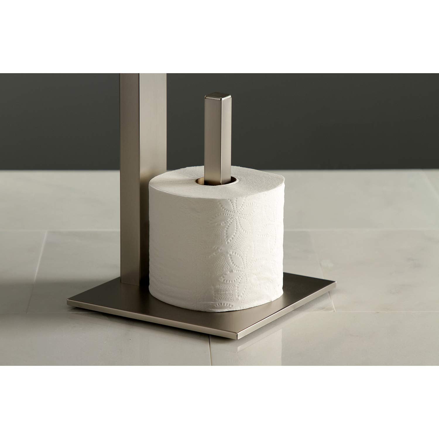 Kingston Brass Scc8508 Edenscape Toilet Paper Holder, Brushed Nickel 7.88 X 7.88 X 29.13