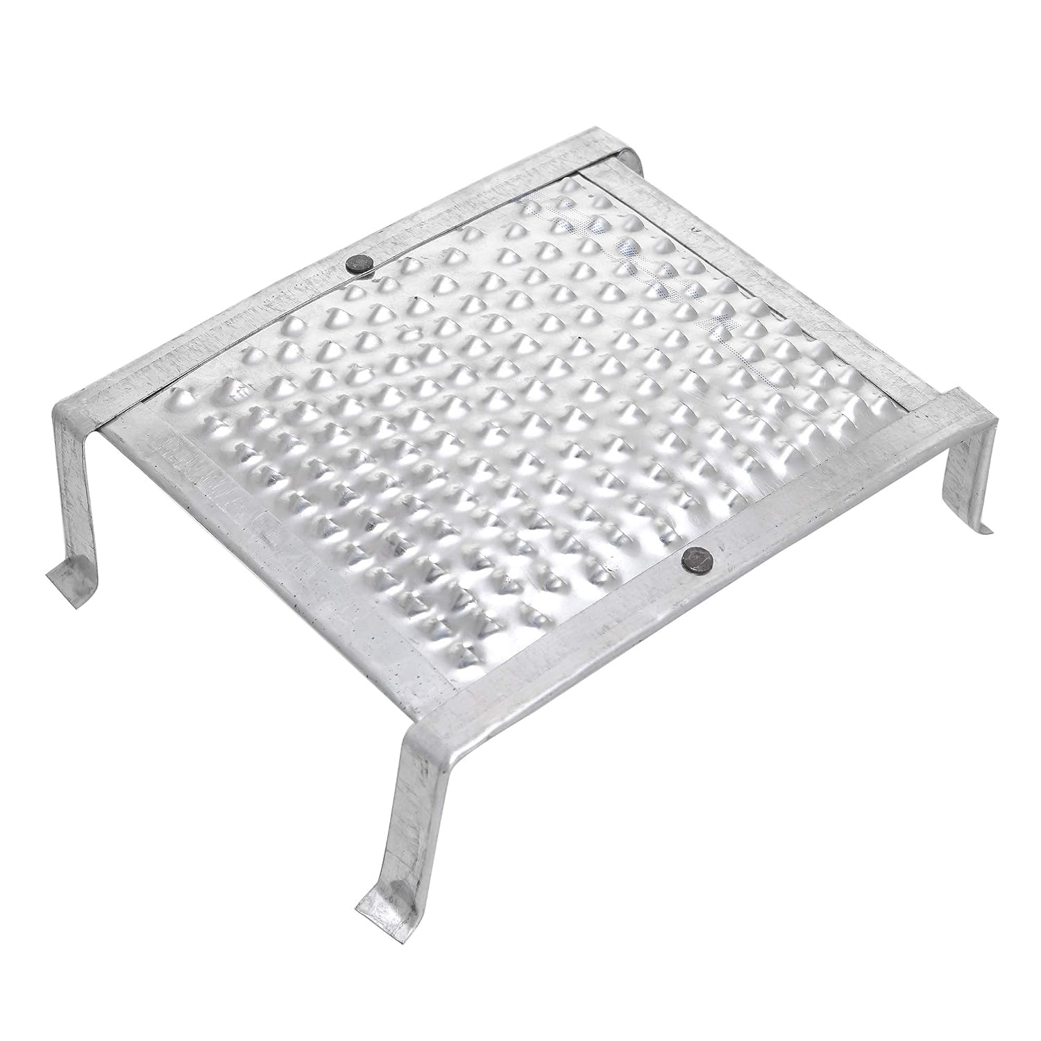 Svdk Multipurpose Iron Grater | Kaddukas | Shredder For Grating Vegetables, Cheese, Fruits, Etc  Silver