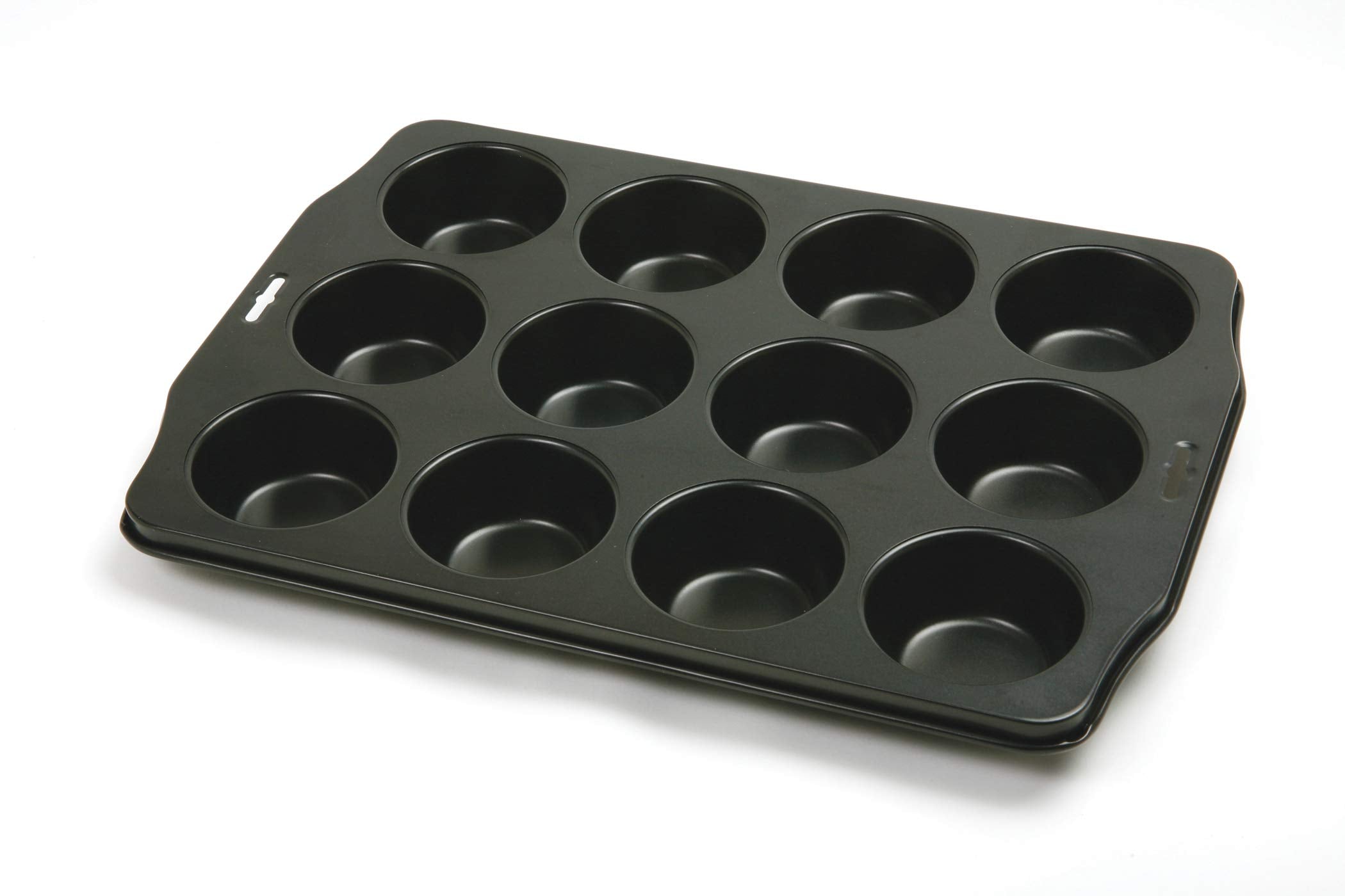 Norpro 12 Cup Nonstick Muffin Pan, 3.25In/8Cm, As Shown