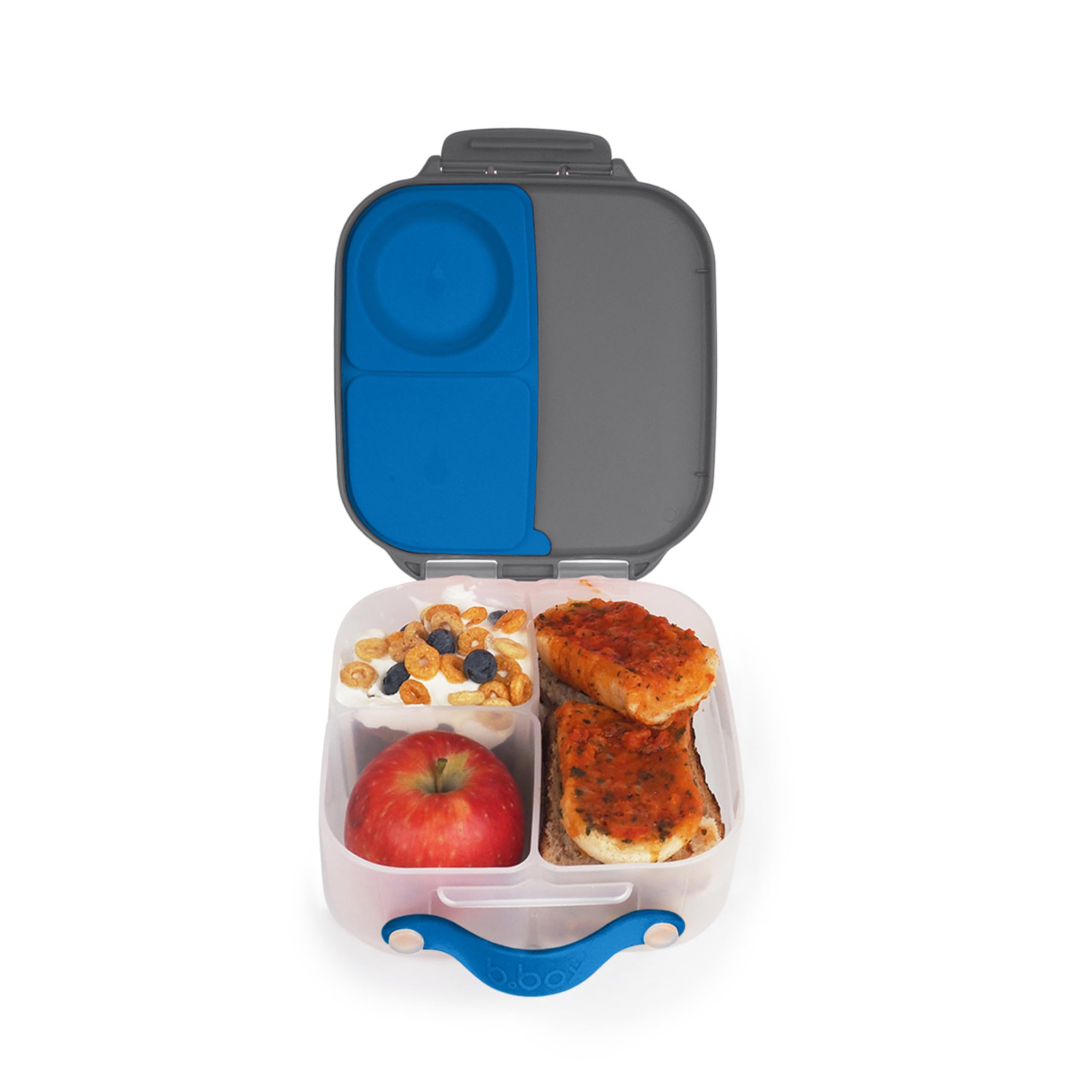 B.Box Mini Lunch Box For Kids: Lightweight Bento Box, Lunch Snack Container With 2 Leak Proof Compartments. Ages 3+ School Suppl
