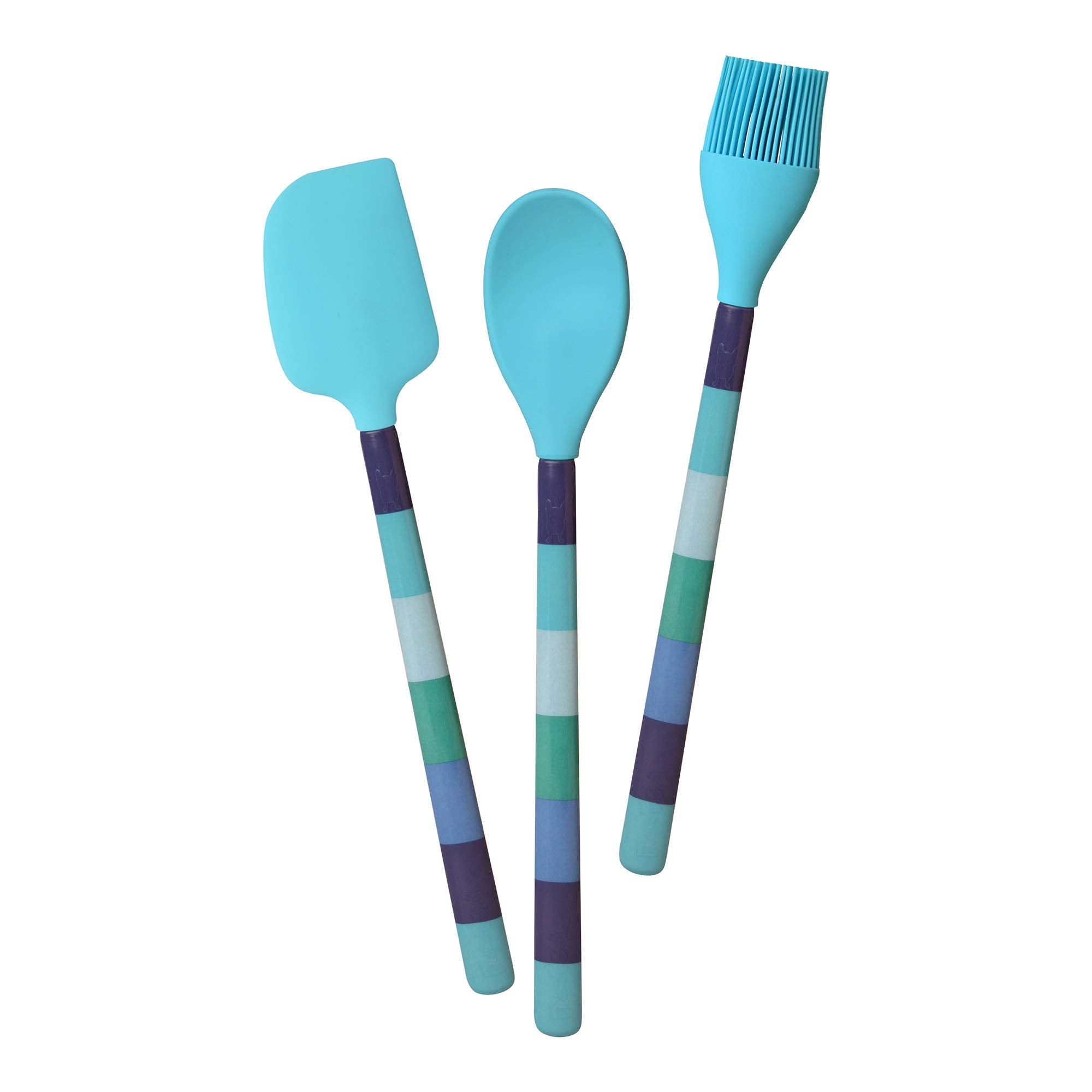 French Bull Easy Grip Melamine Handle Silicone Non-Stick Heat Resistant Bpa-Free Chef Kitchen Utensils For Cooking, Mixing, Baki