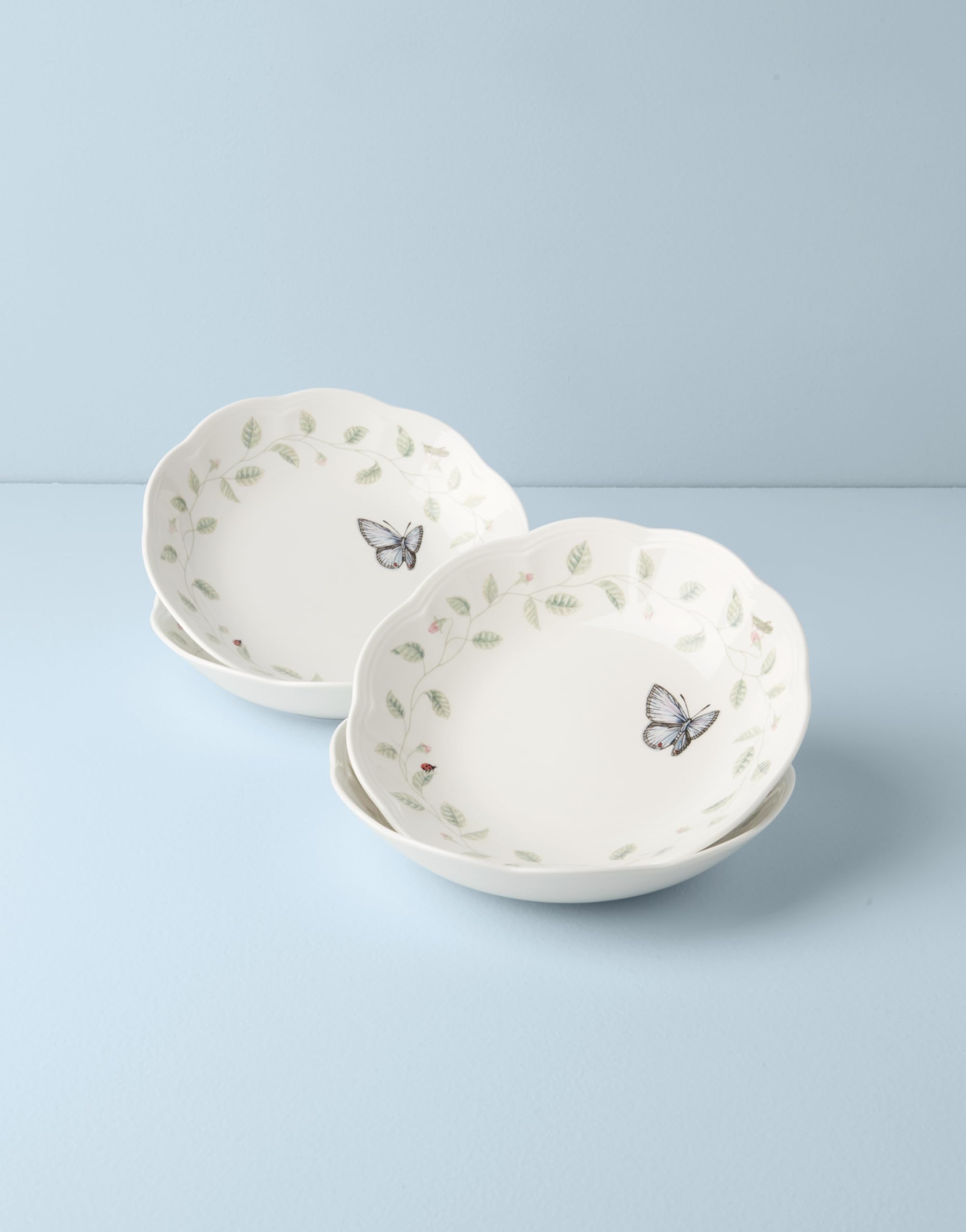Lenox 792565 Butterfly Meadow 4-Piece Pasta Bowl Set