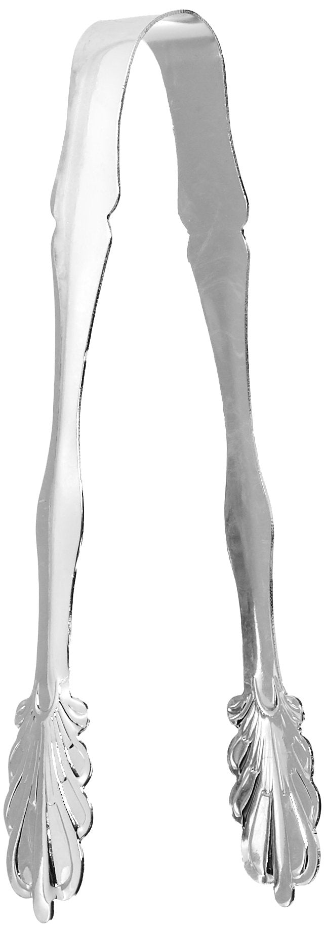 Elegance Silver 86242 Silver Plated Ice Tongs, 7''