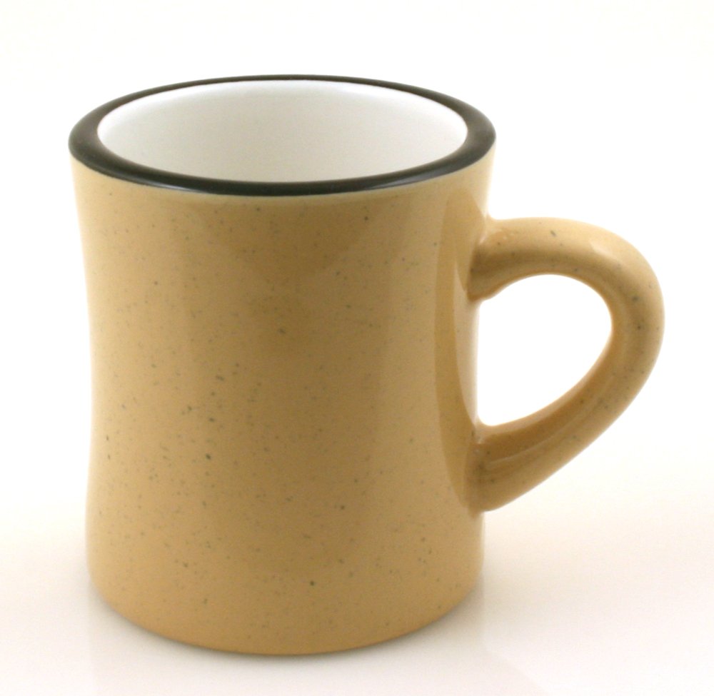 Marble Creek Ceramic Diner Campfire Mug, 10oz (Single) (Sand)