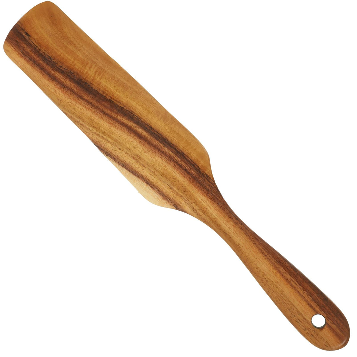 Hemoton Wooden Spurtles Wood Spatula Slotted Spurtle Stirring Spatula Wooden Kitchen Cooking Utensils Non Stick Wood Cookware Fo