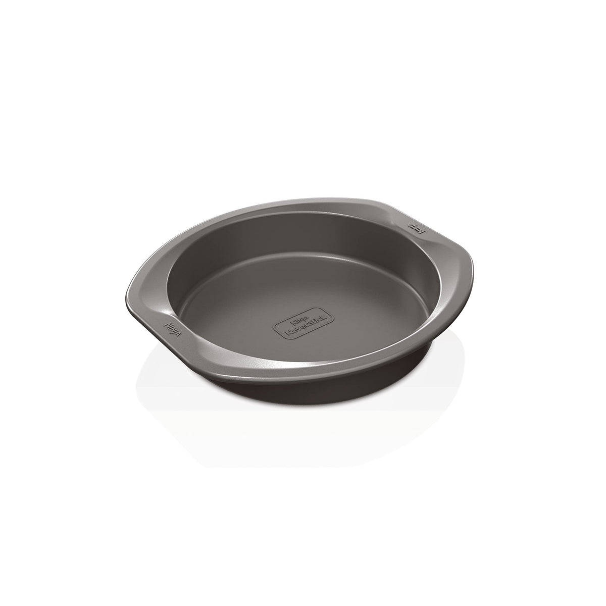 Ninja B30309 Foodi Neverstick Premium 9 Inch Round Cake Pan, Nonstick, Oven Safe Up To 500F, Dishwasher Safe, Grey
