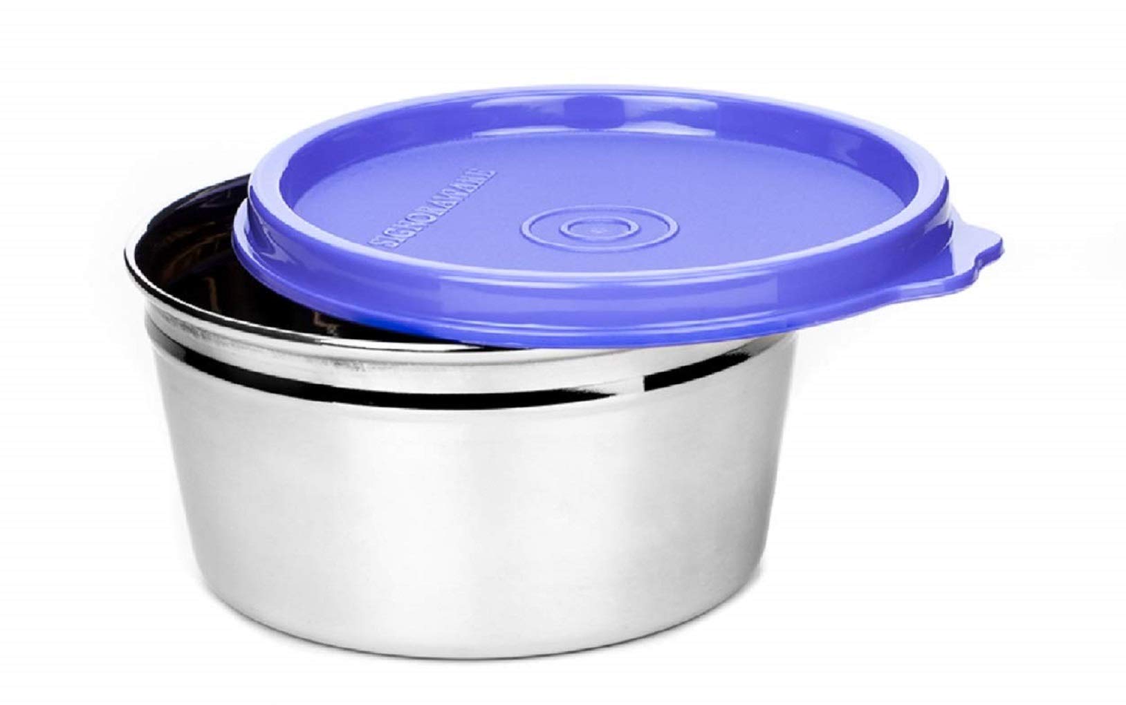 Signoraware Tiny Wonder Stainless Steel Container, 250 Ml, Violet