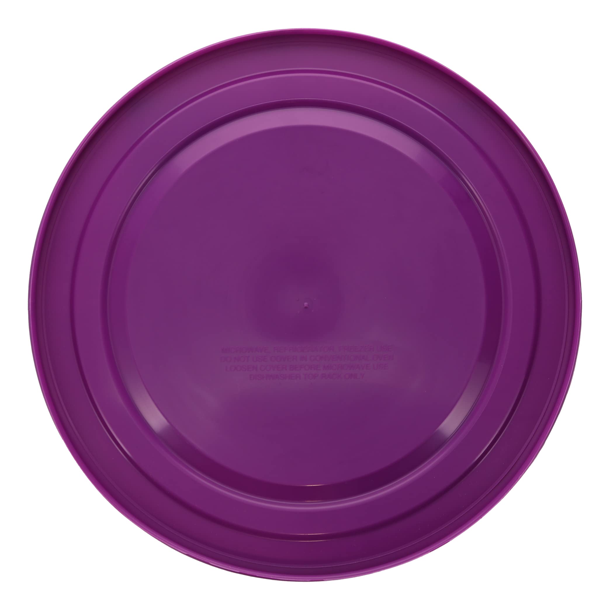 Pyrex 7404-Pc 4.5Qt Thistle Purple Plastic Food Storage Replacement Lid, Made In Usa - 2 Pack