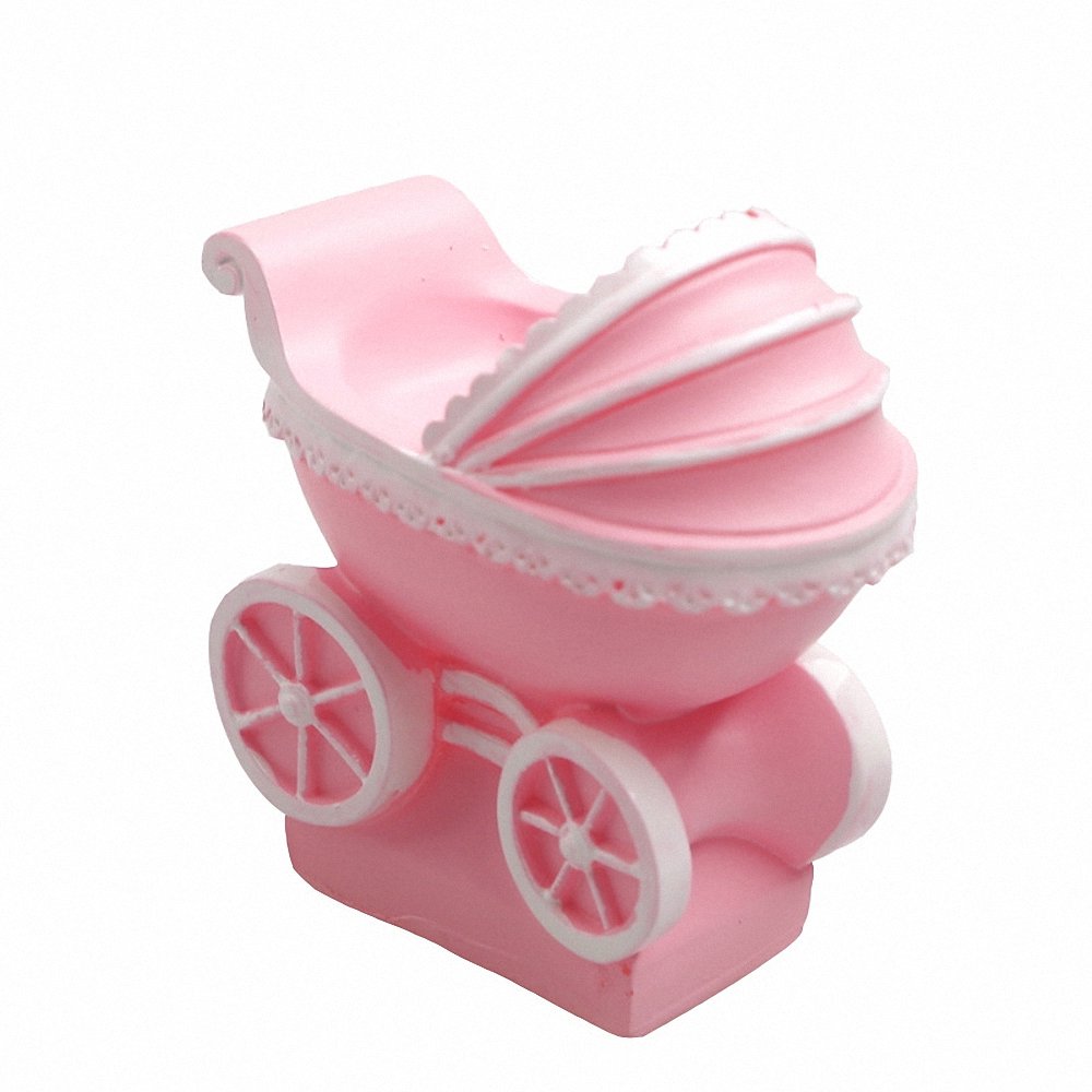 Moldfun 3D Baby Stroller Pram Carriage Baby-Car Silicone Mold For Soap Candle Baby Shower Birthday Cake Decorating Fondant Molds