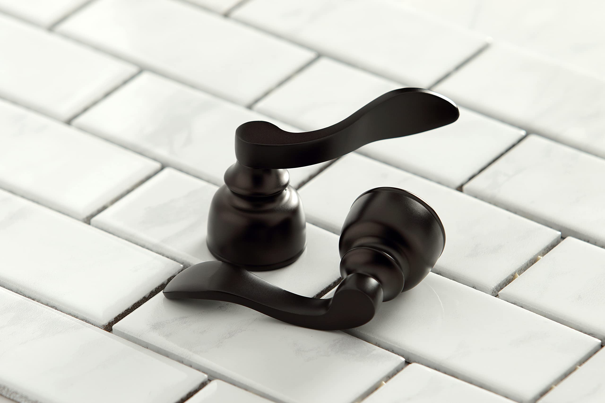 Kingston Brass FB7795NFLSP NuWave French 8-Inch Centerset Kitchen Faucet with Sprayer  Oil Rubbed Bronze