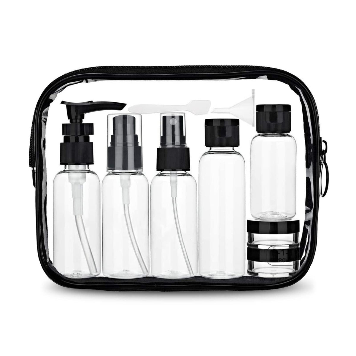 Abirday Travel Bottles Containers & Travel Size Toiletries Accessories Bottles With Toiletry Bag For Liquids Leak-Proof & Tsa Ap